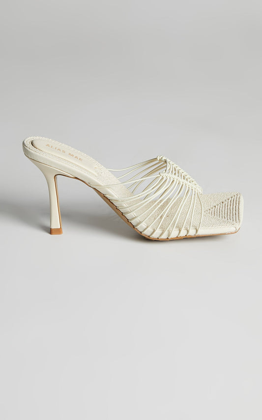 ALIAS MAE - LETTIE HEELS in BONE