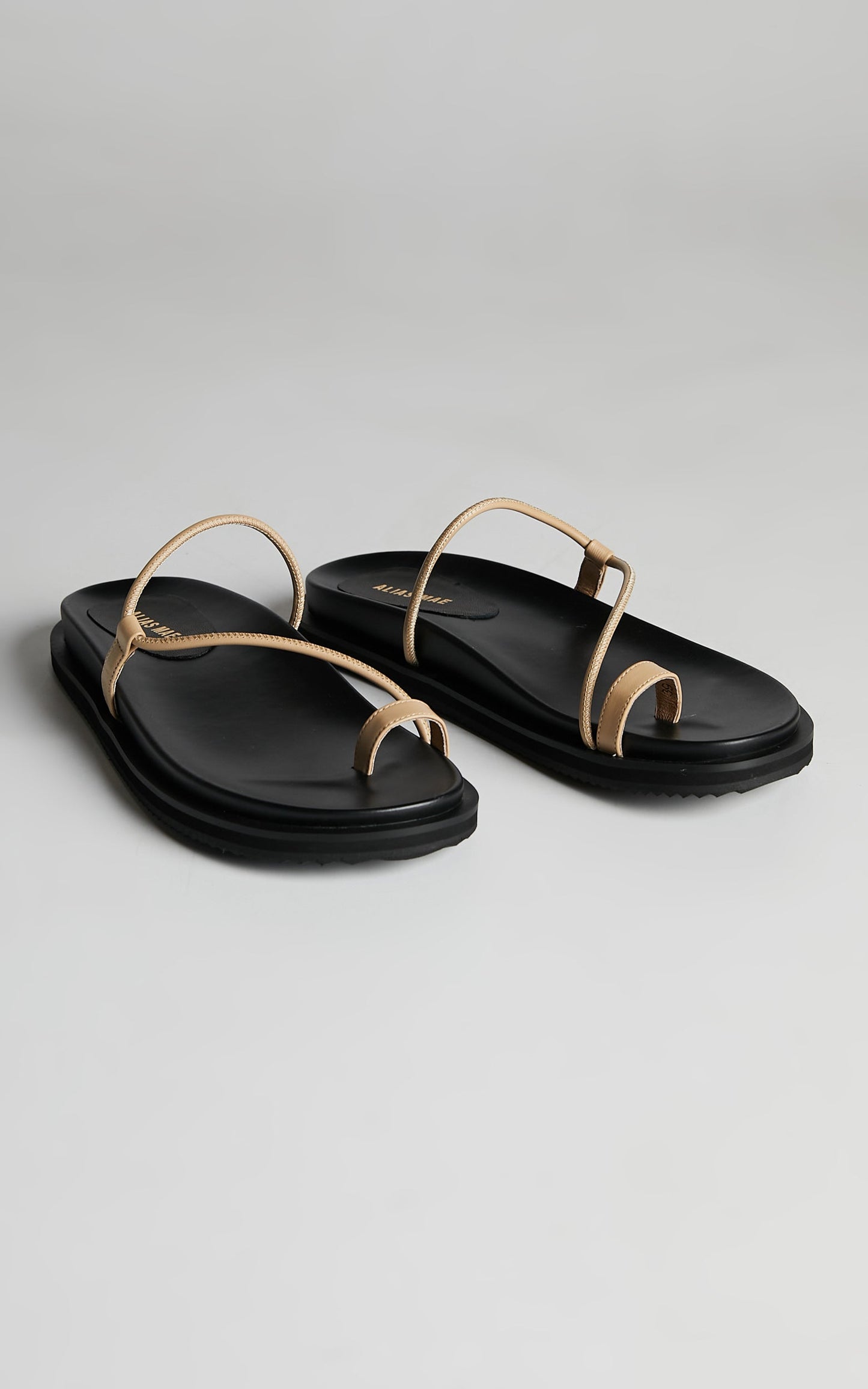 ALIAS MAE - SOJI SANDALS in Natural Leather