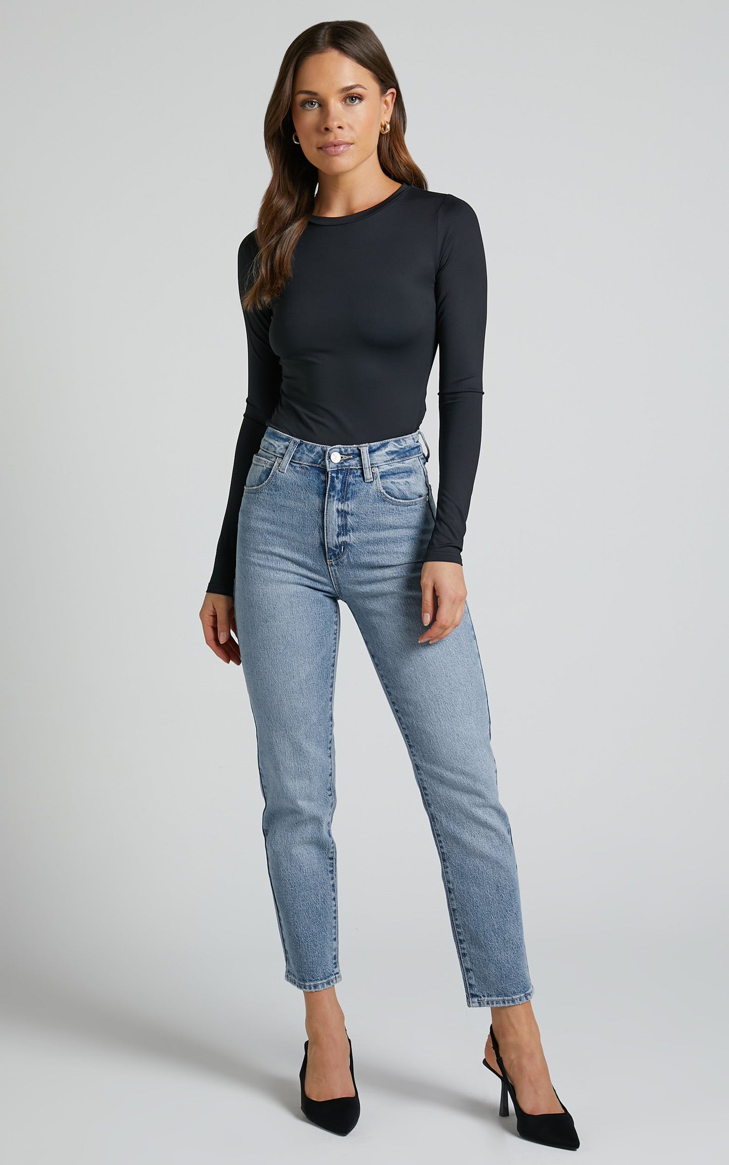 A 94 High Slim Lizzie Y2K in Vintage Blue