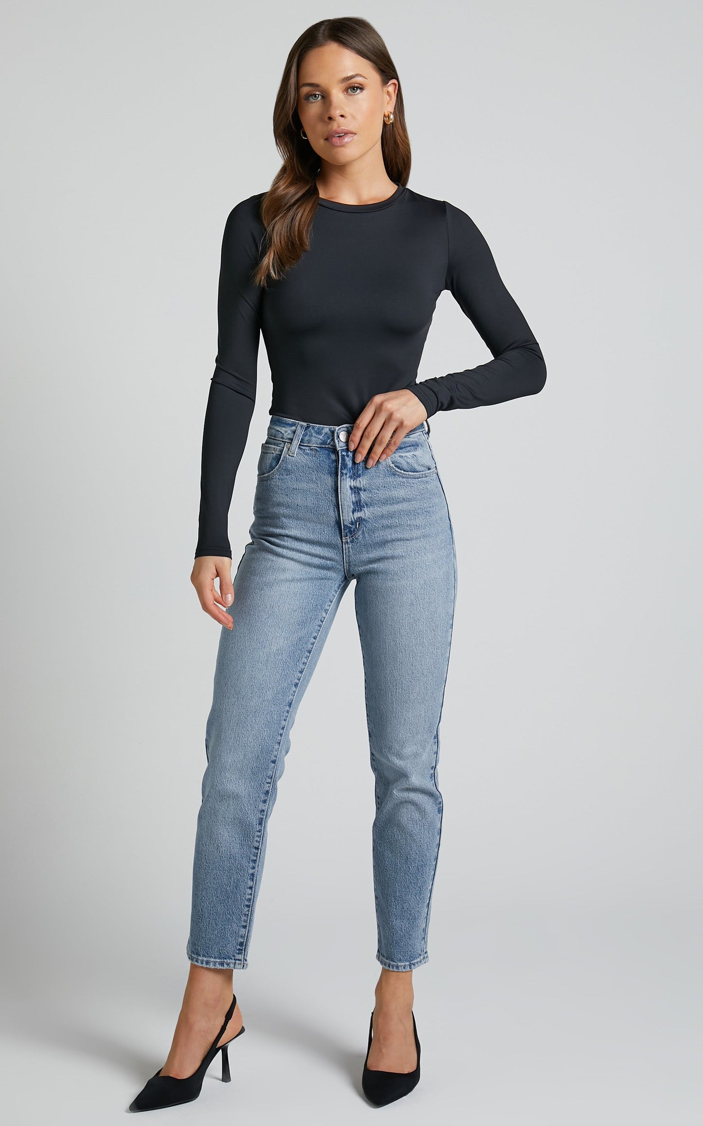 A 94 High Slim Lizzie Y2K in Vintage Blue