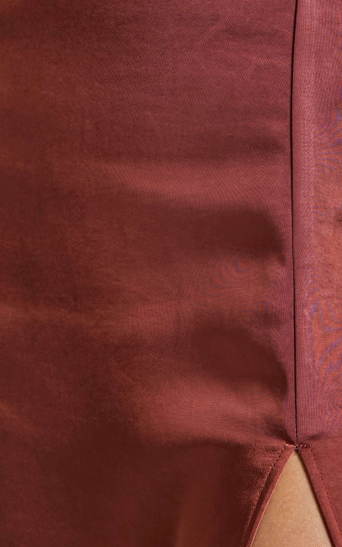 A Special Mention Dress in Chocolate Satin