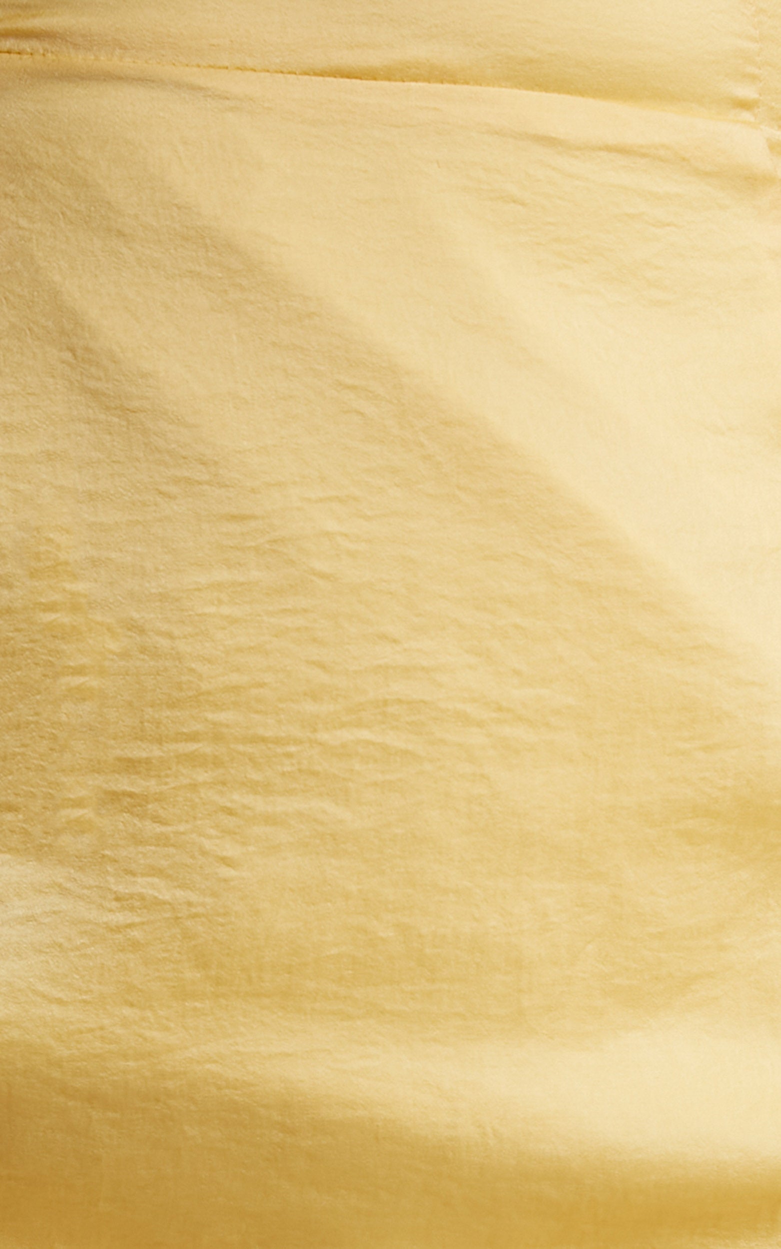 Abarca Panelled Balloon Sleeve Mini Dress in Pale Yellow