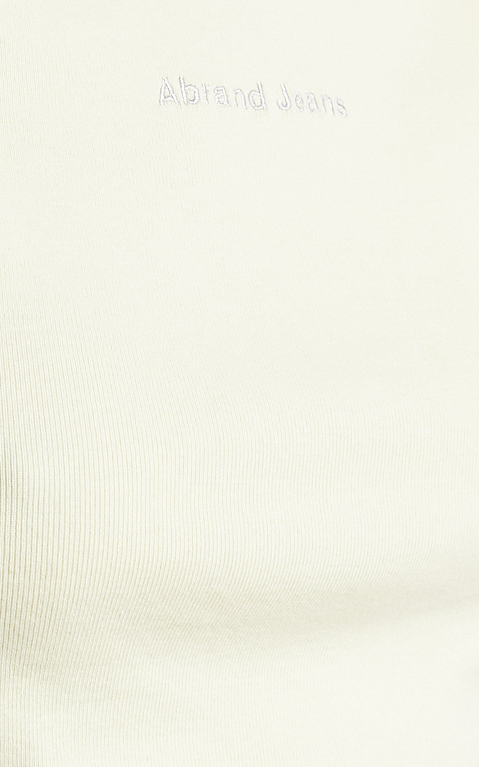 Abrand - 90's Crop Tee in Butter