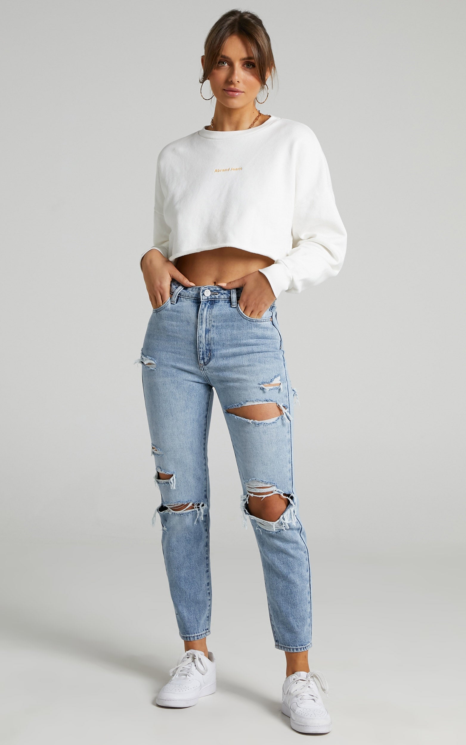 Abrand - A '94 High Slim Jean in Billie Rip