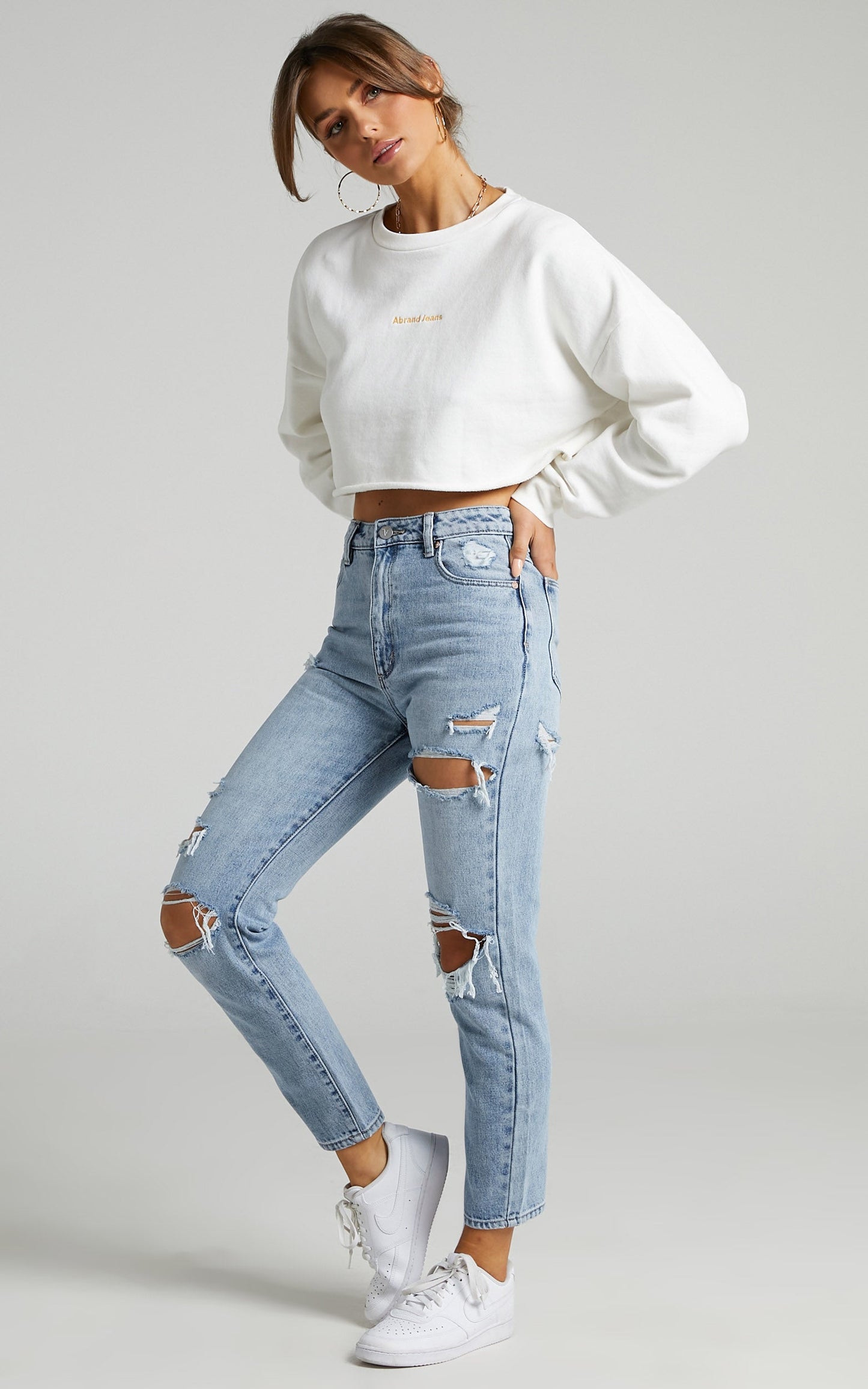 Abrand - A '94 High Slim Jean in Billie Rip