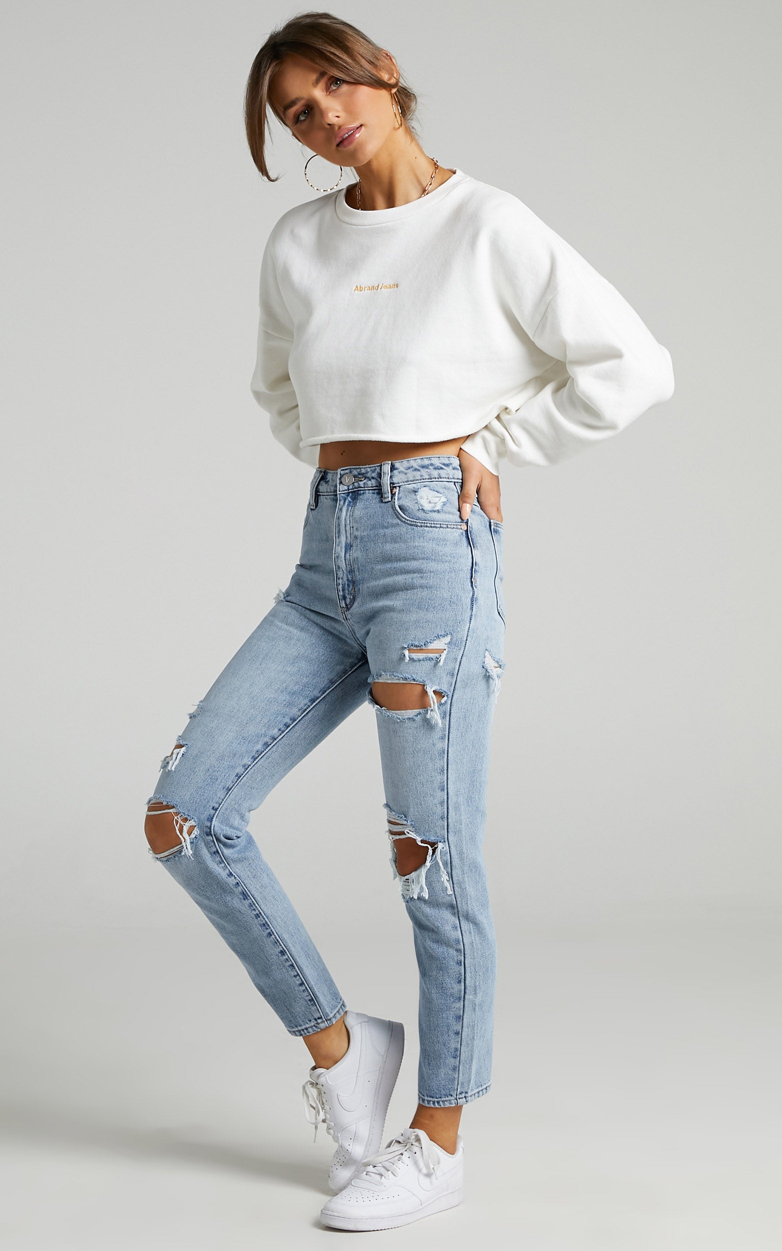 Abrand - A '94 High Slim Jean in Billie Rip