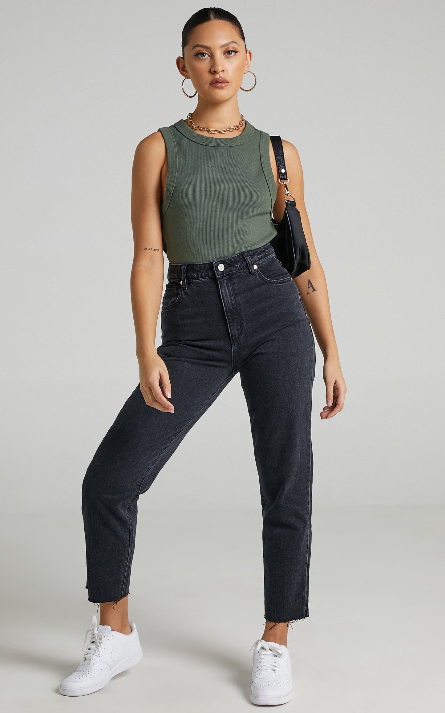 Abrand - A '94 High Slim Jean in Charo Black