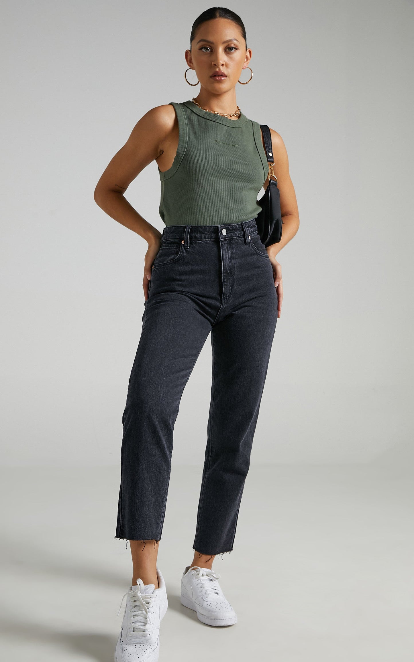 Abrand - A '94 High Slim Jean in Charo Black