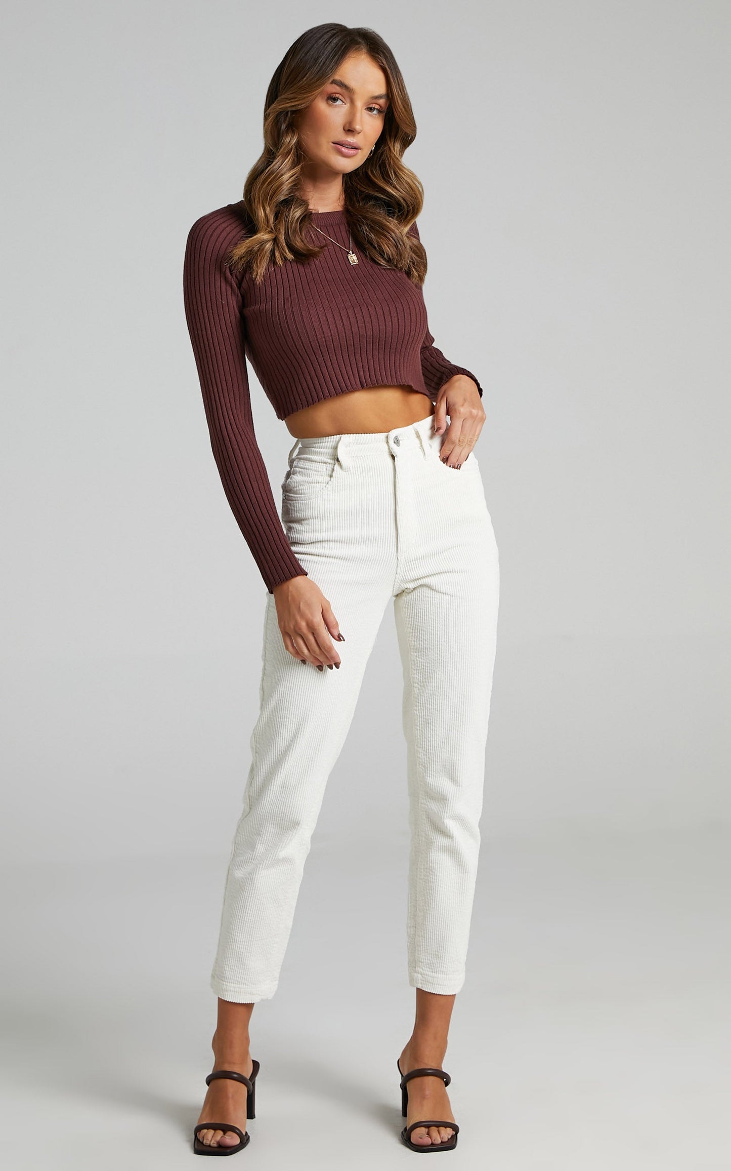 Abrand - A '94 High Slim Jean in Marshmallow Cord