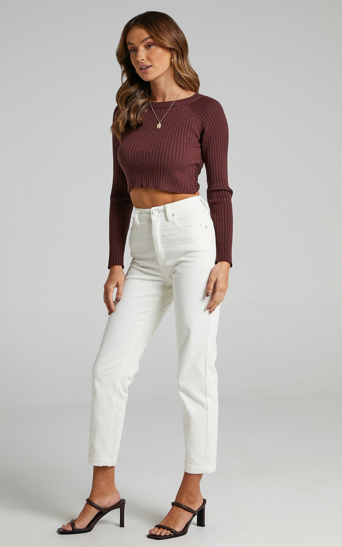Abrand - A '94 High Slim Jean in Marshmallow Cord