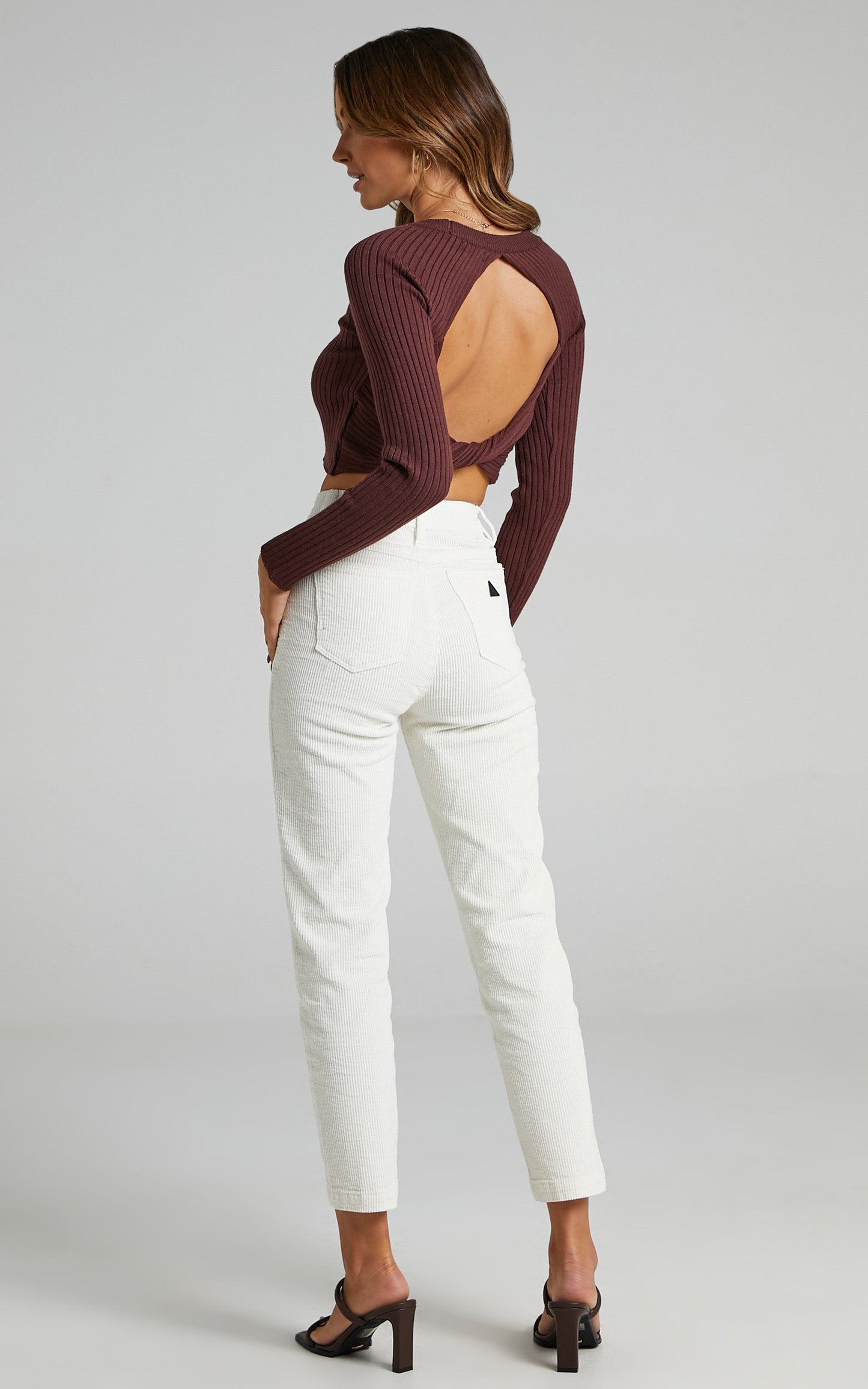 Abrand - A '94 High Slim Jean in Marshmallow Cord