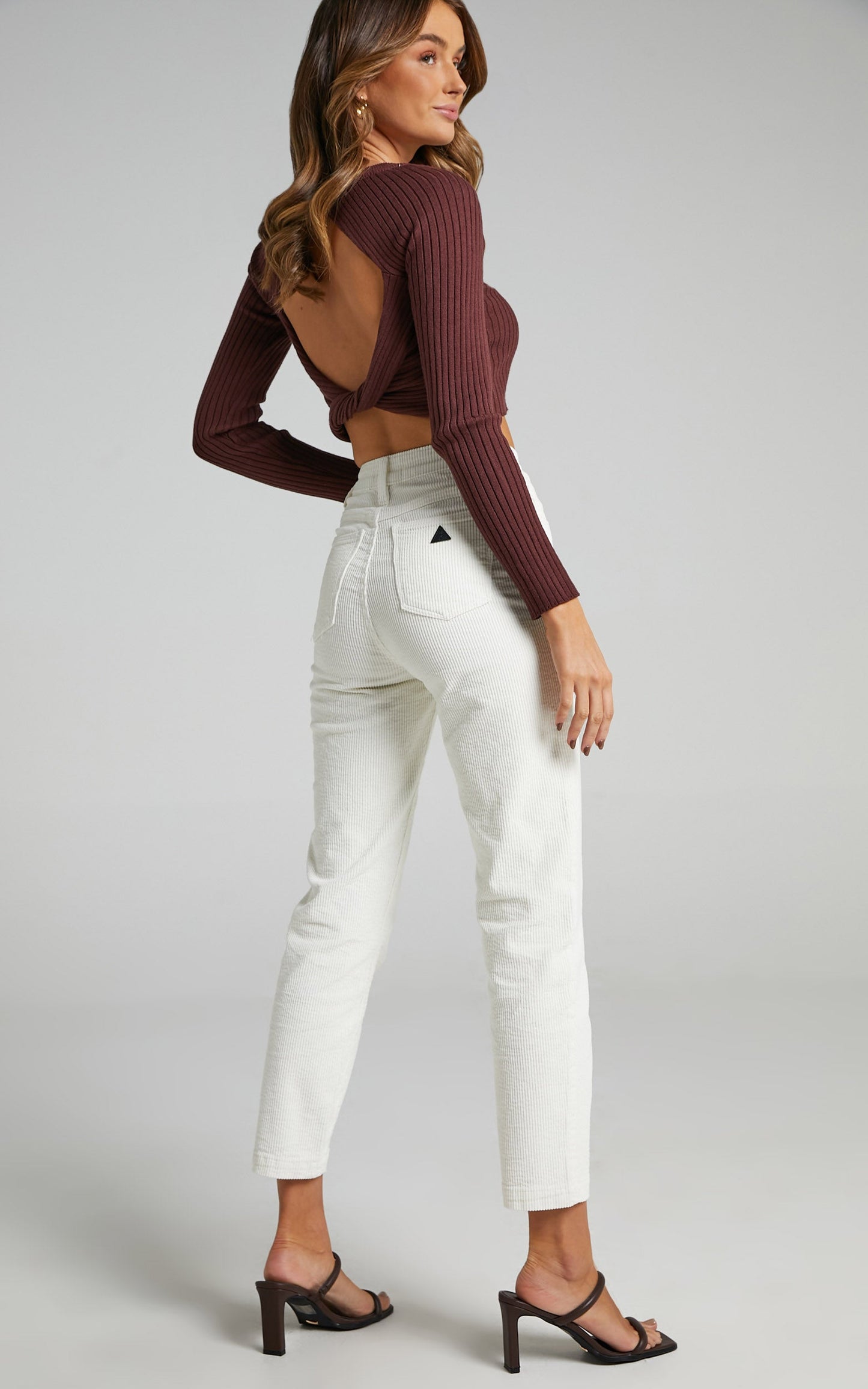 Abrand - A '94 High Slim Jean in Marshmallow Cord