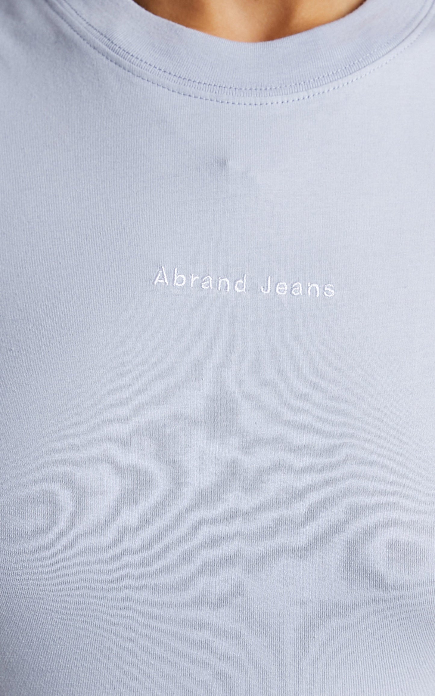 Abrand - A Baby Tee in Dusty Blue