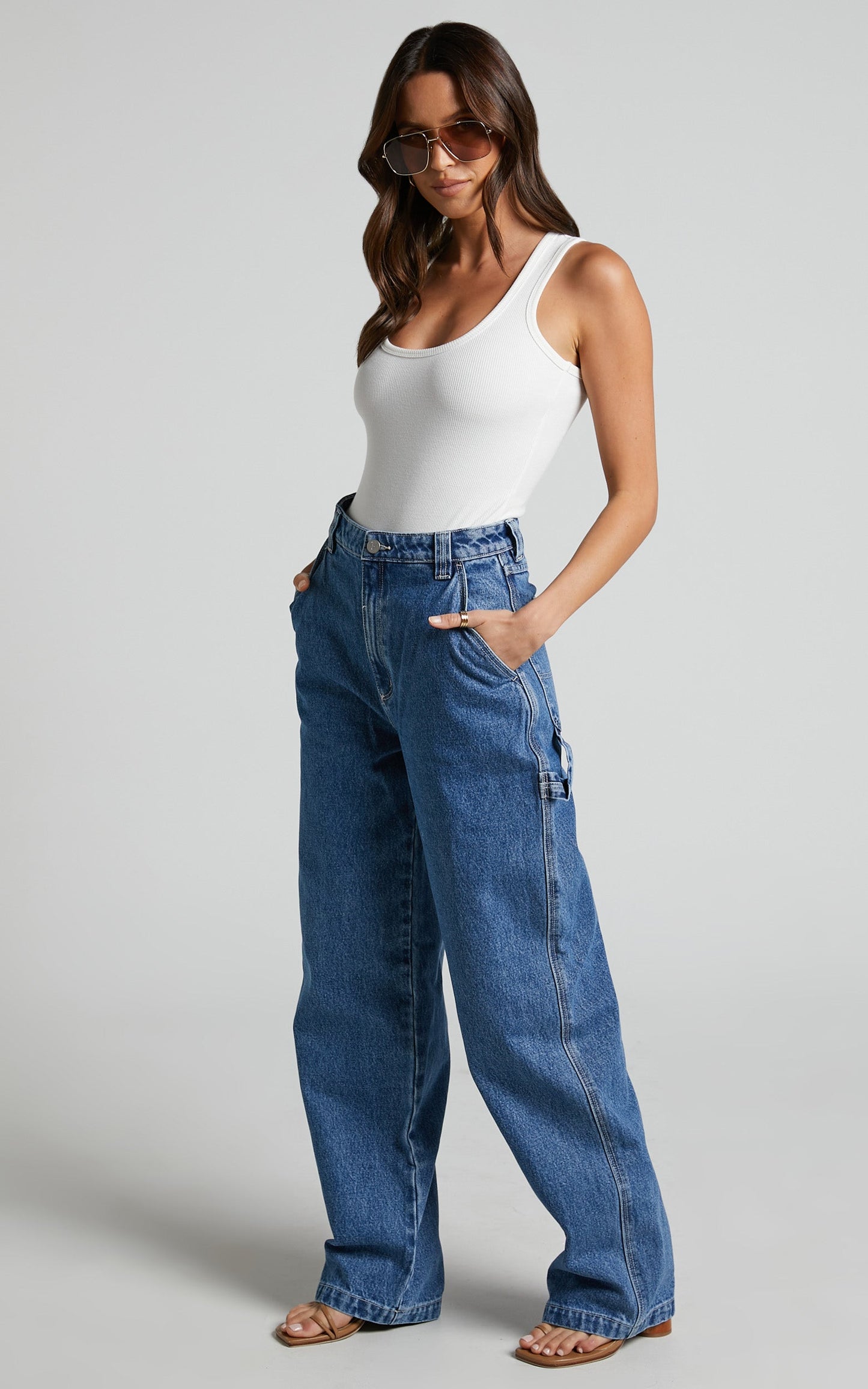 Abrand - A Carrie Carpenter Cecilia Organic Jeans in Organic Mid Blue