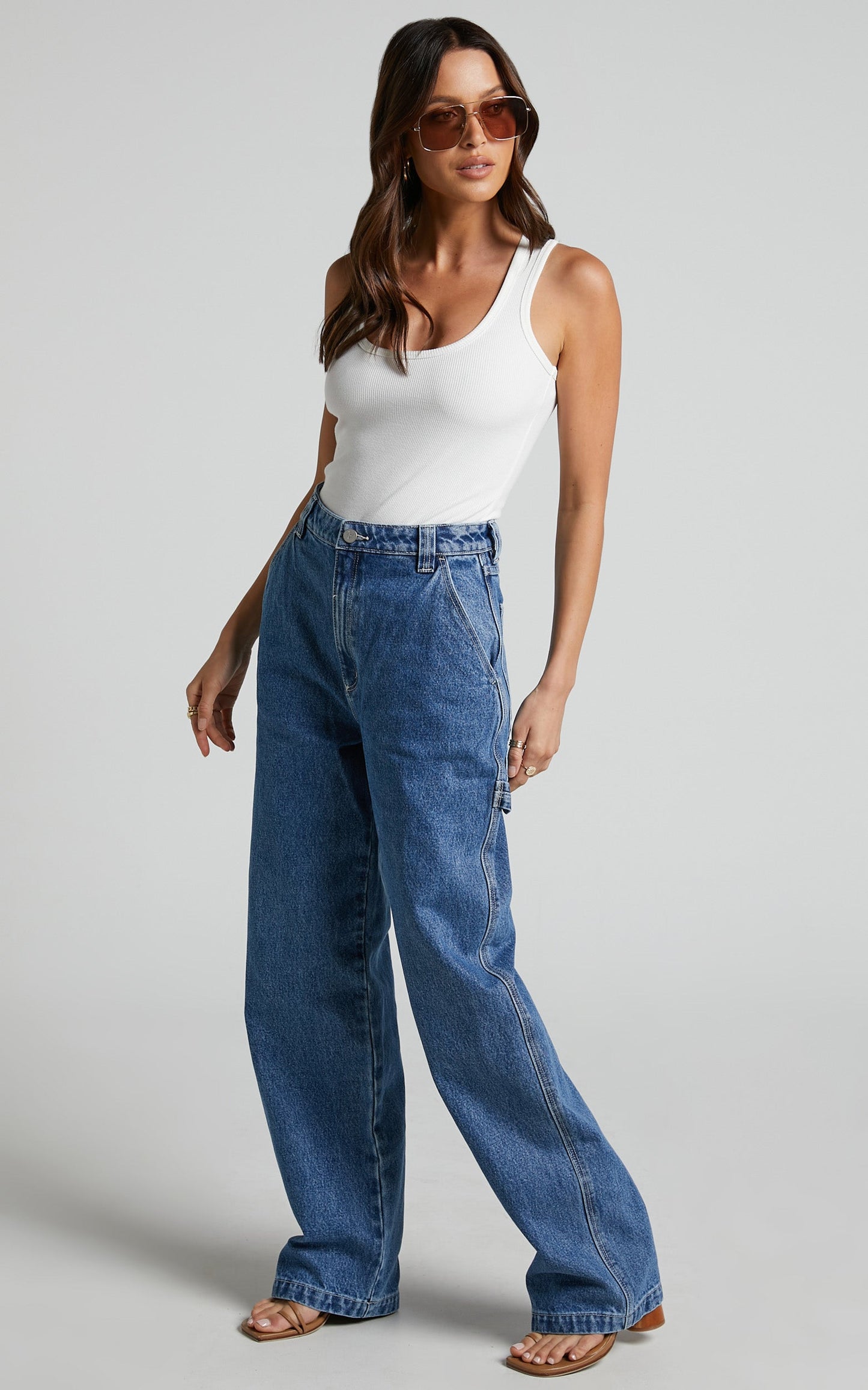 Abrand - A Carrie Carpenter Cecilia Organic Jeans in Organic Mid Blue