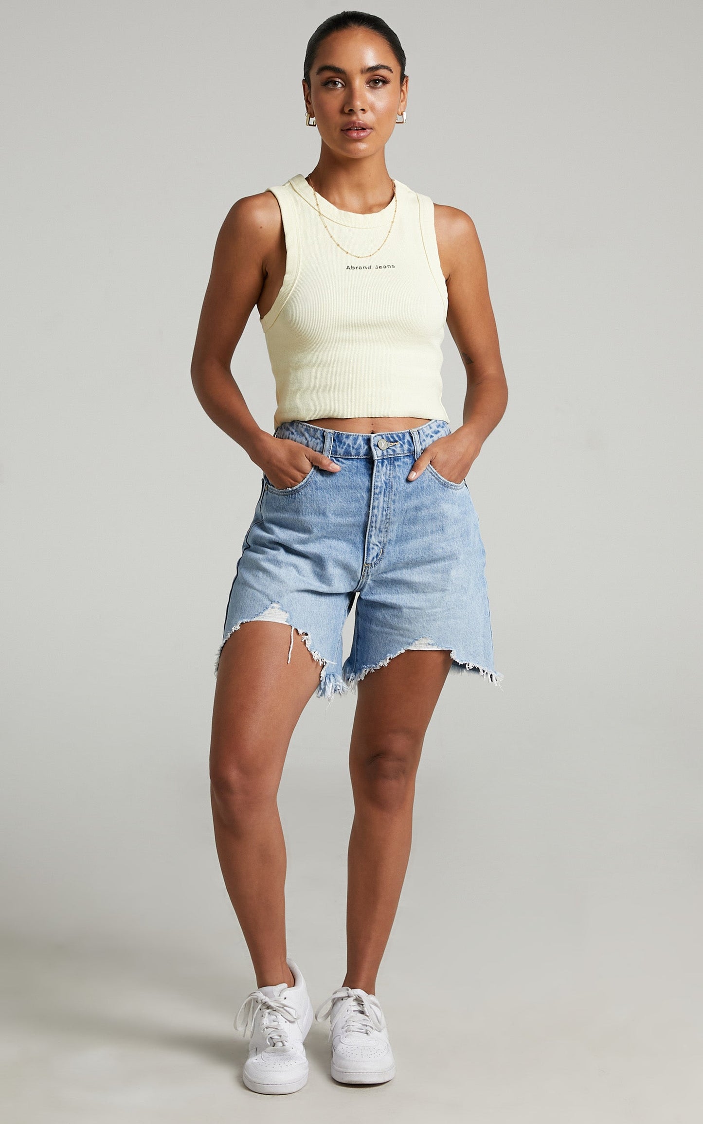 Abrand - Heather Singlet in Butter
