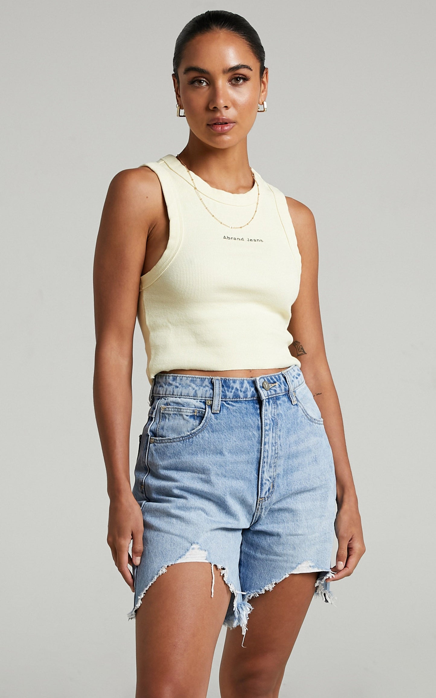 Abrand - Heather Singlet in Butter