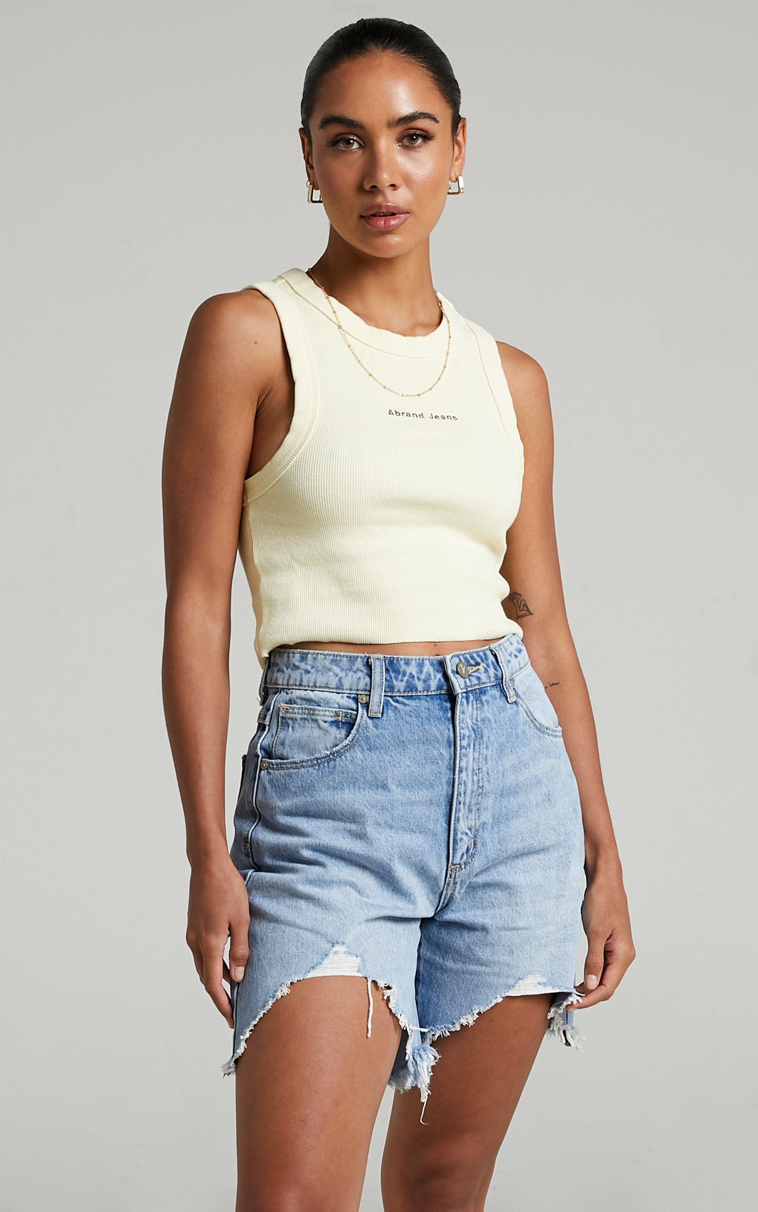 Abrand - Heather Singlet in Butter