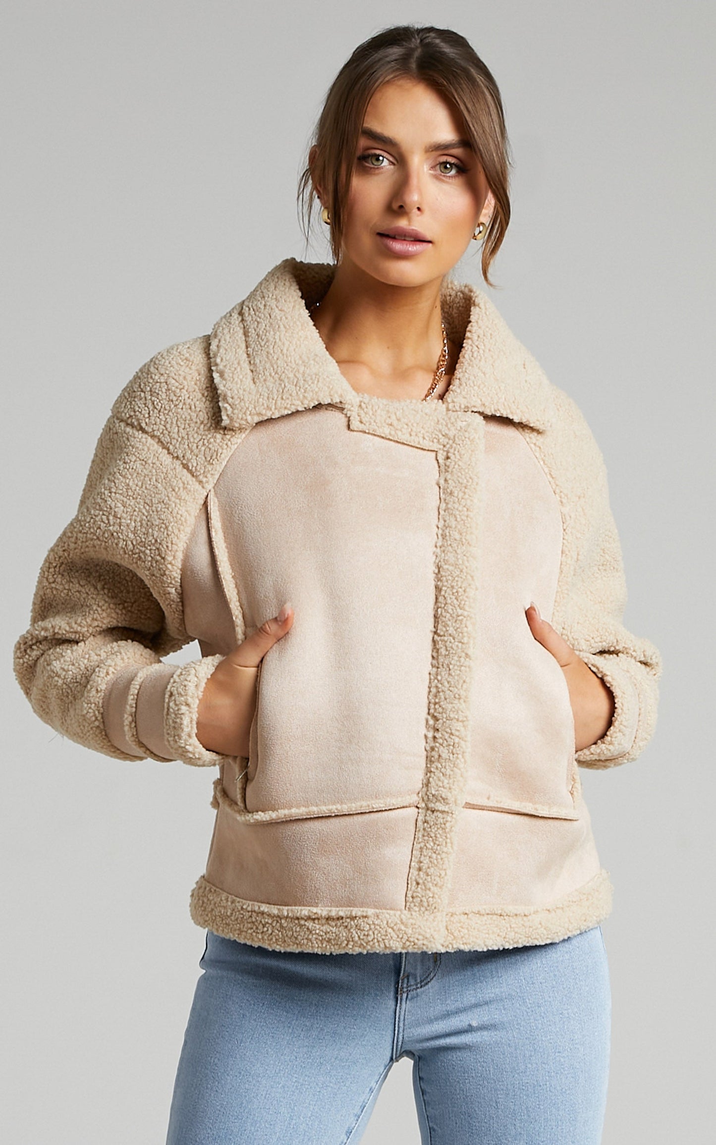 Abriana Coat in Beige