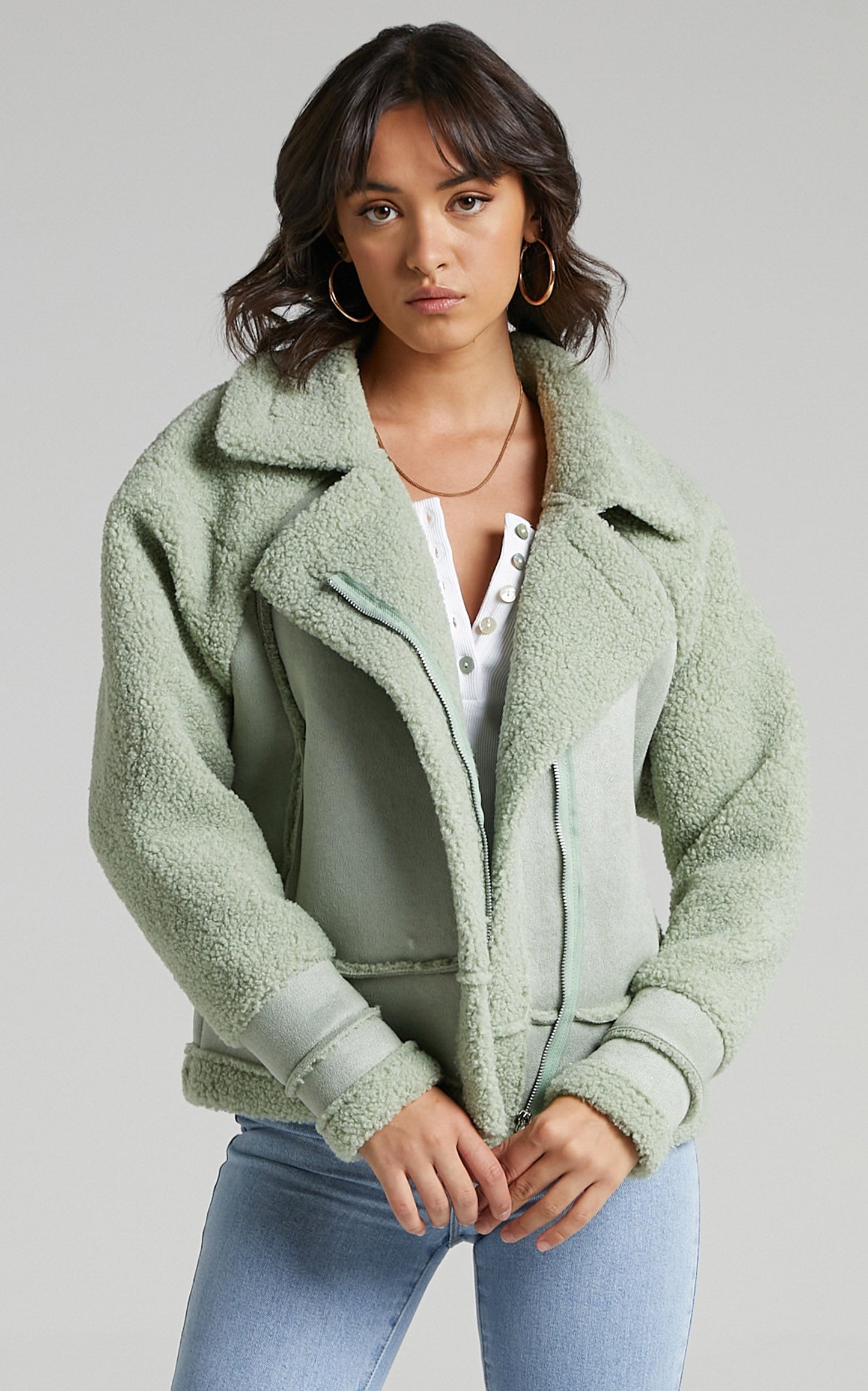 Abriana Coat in Sage