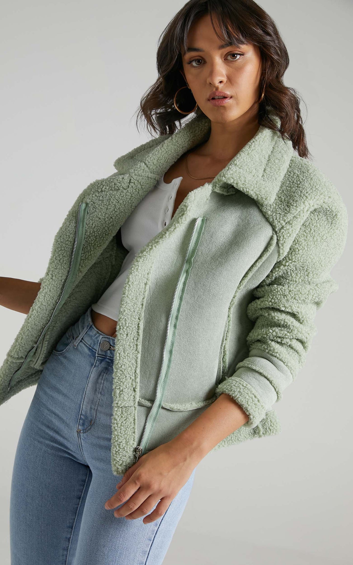 Abriana Coat in Sage