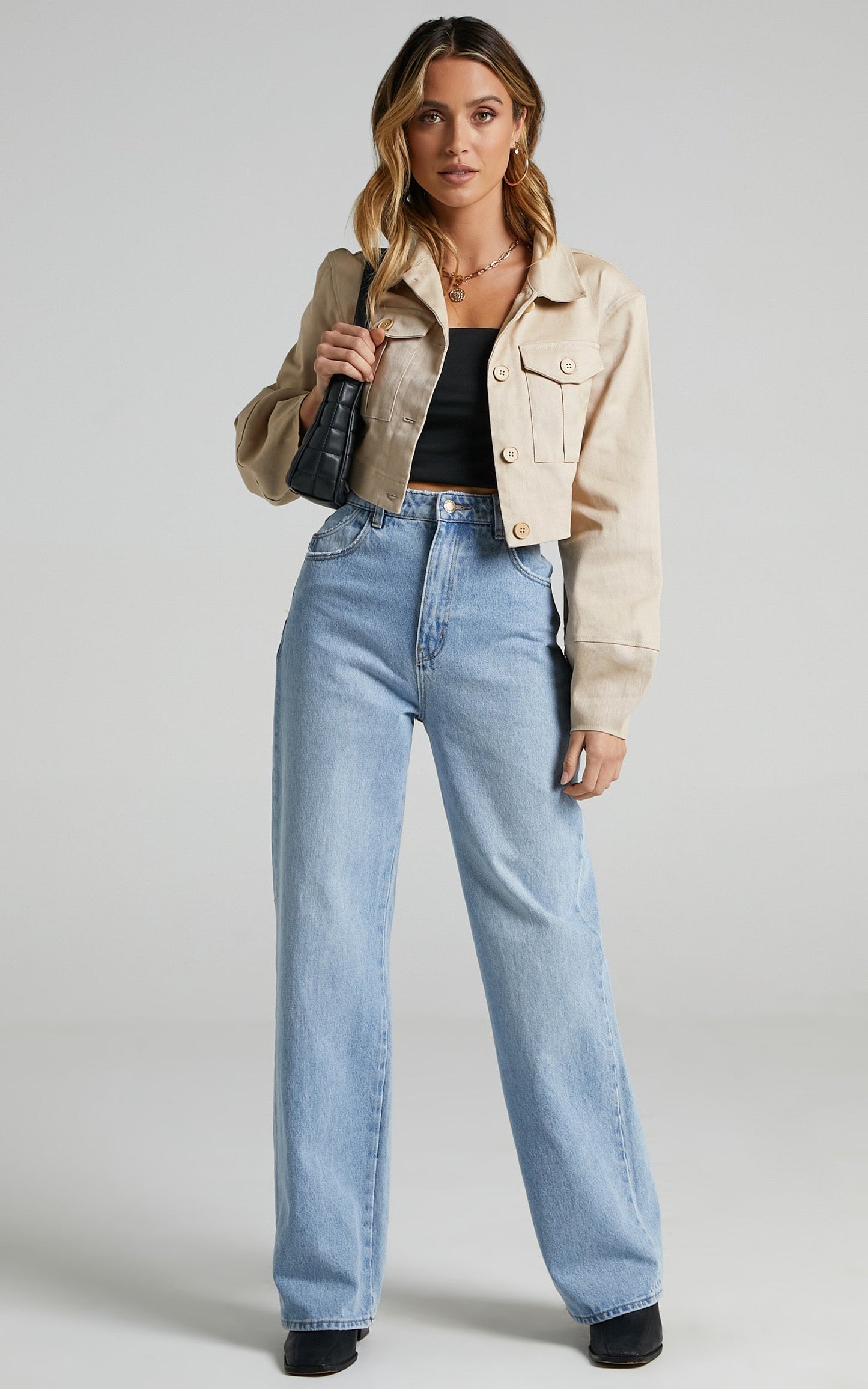 Adalita Top in Beige