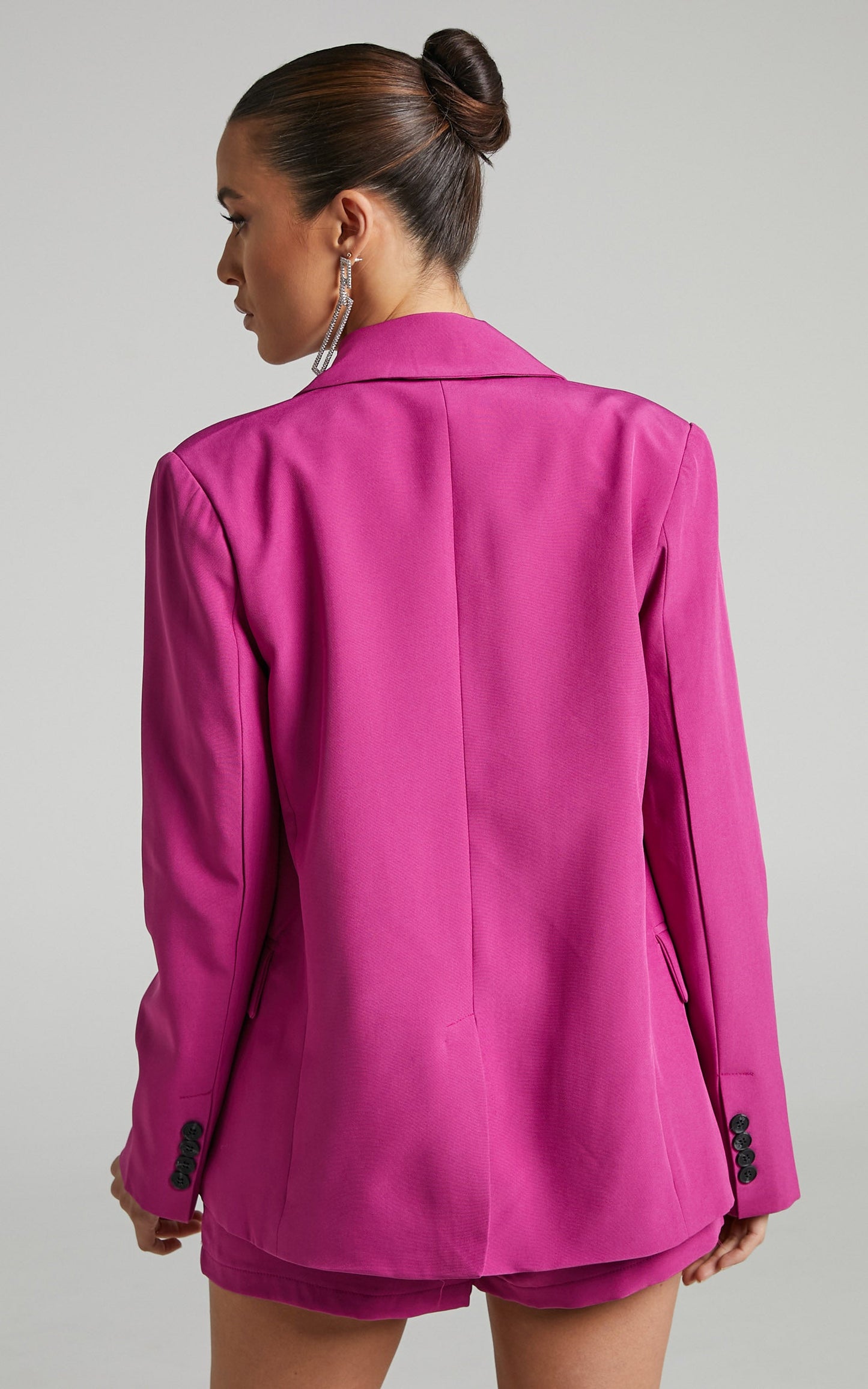 Aguila Double Breasted Blazer in Orchid
