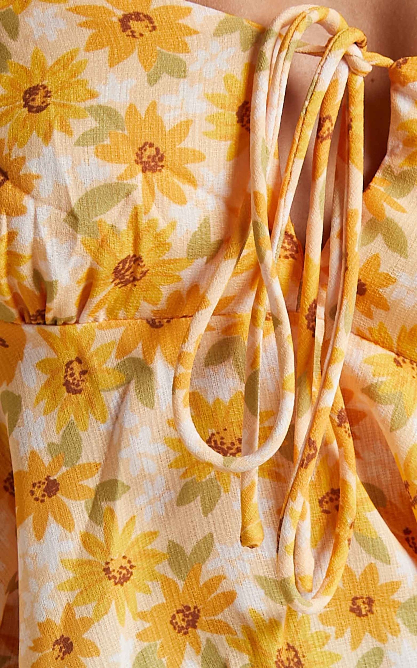 Aint No Sweetie Top In Sunflower Print