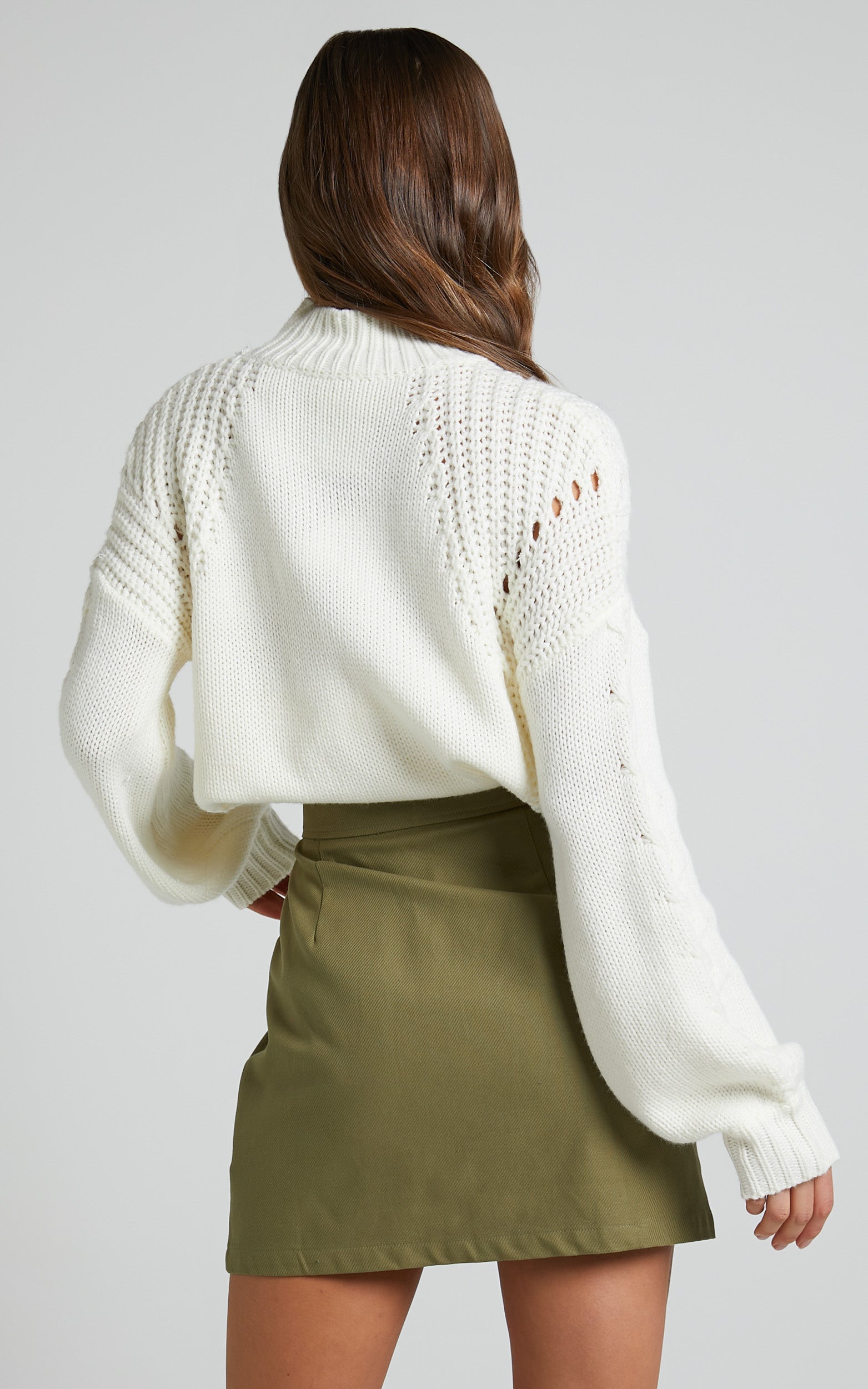 Akasha Mini Skirt - Utility Skirt in Olive