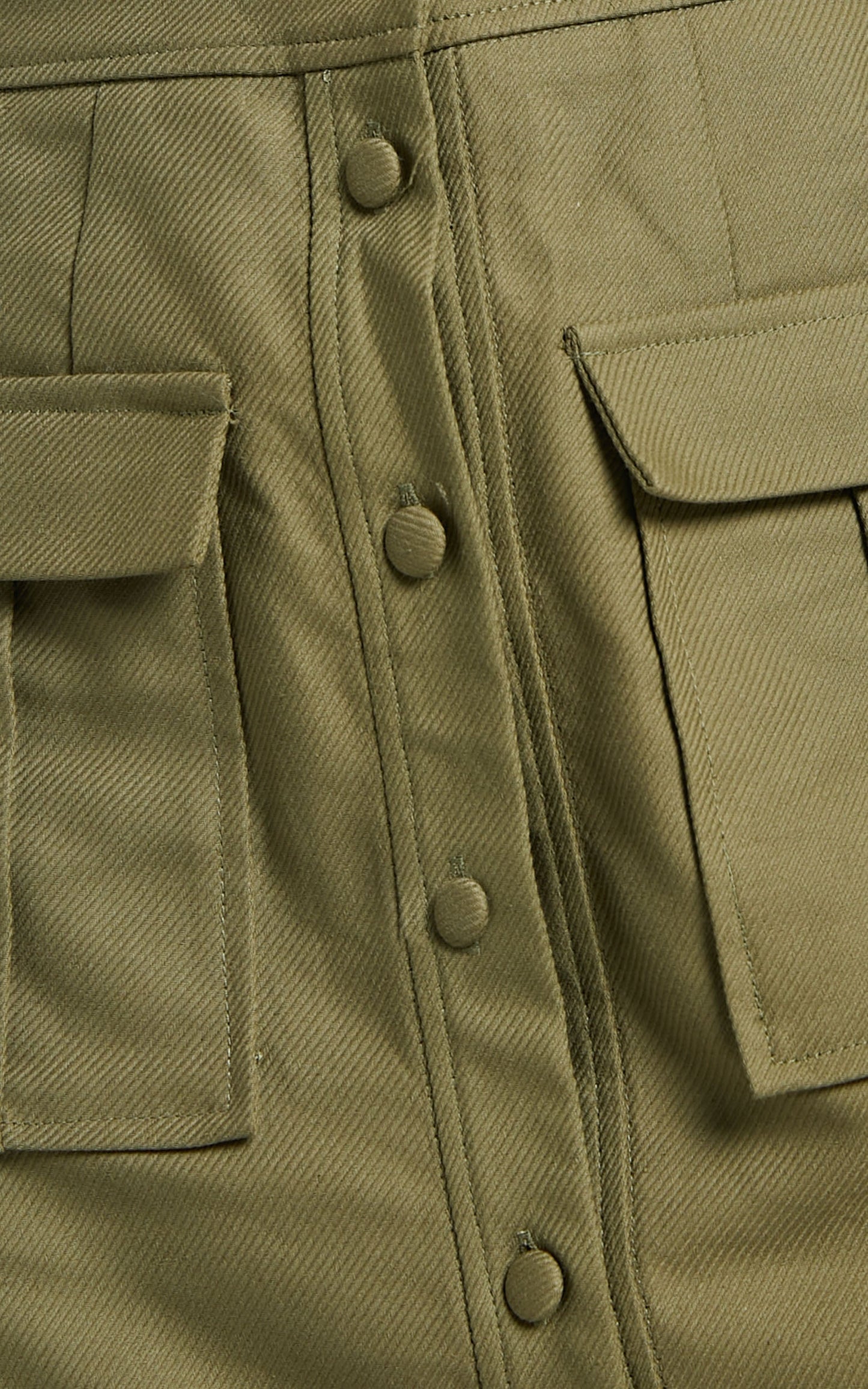Akasha Mini Skirt - Utility Skirt in Olive