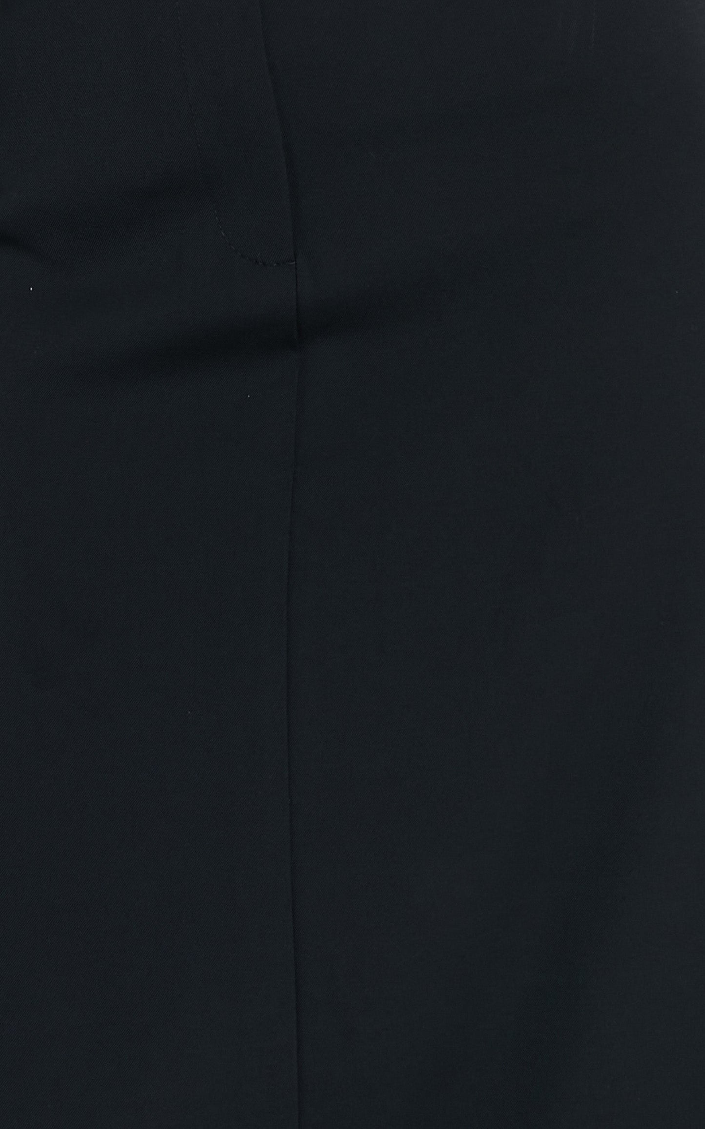 Alanna Midi Skirt - High Waisted Back Split Pencil Skirt in Black