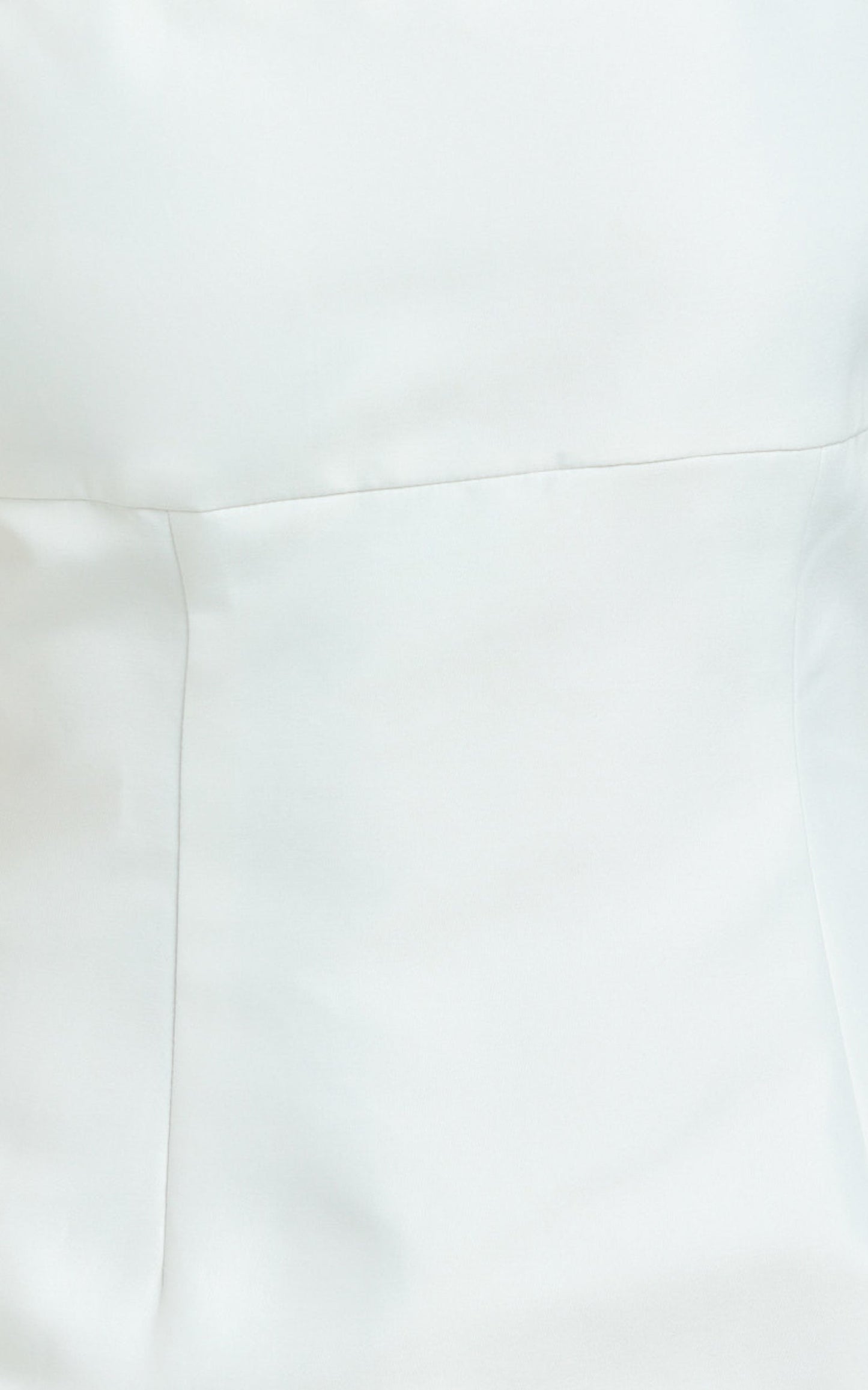 Alegra Mini Dress - Square Neck Fit And Flare Dress in Ivory