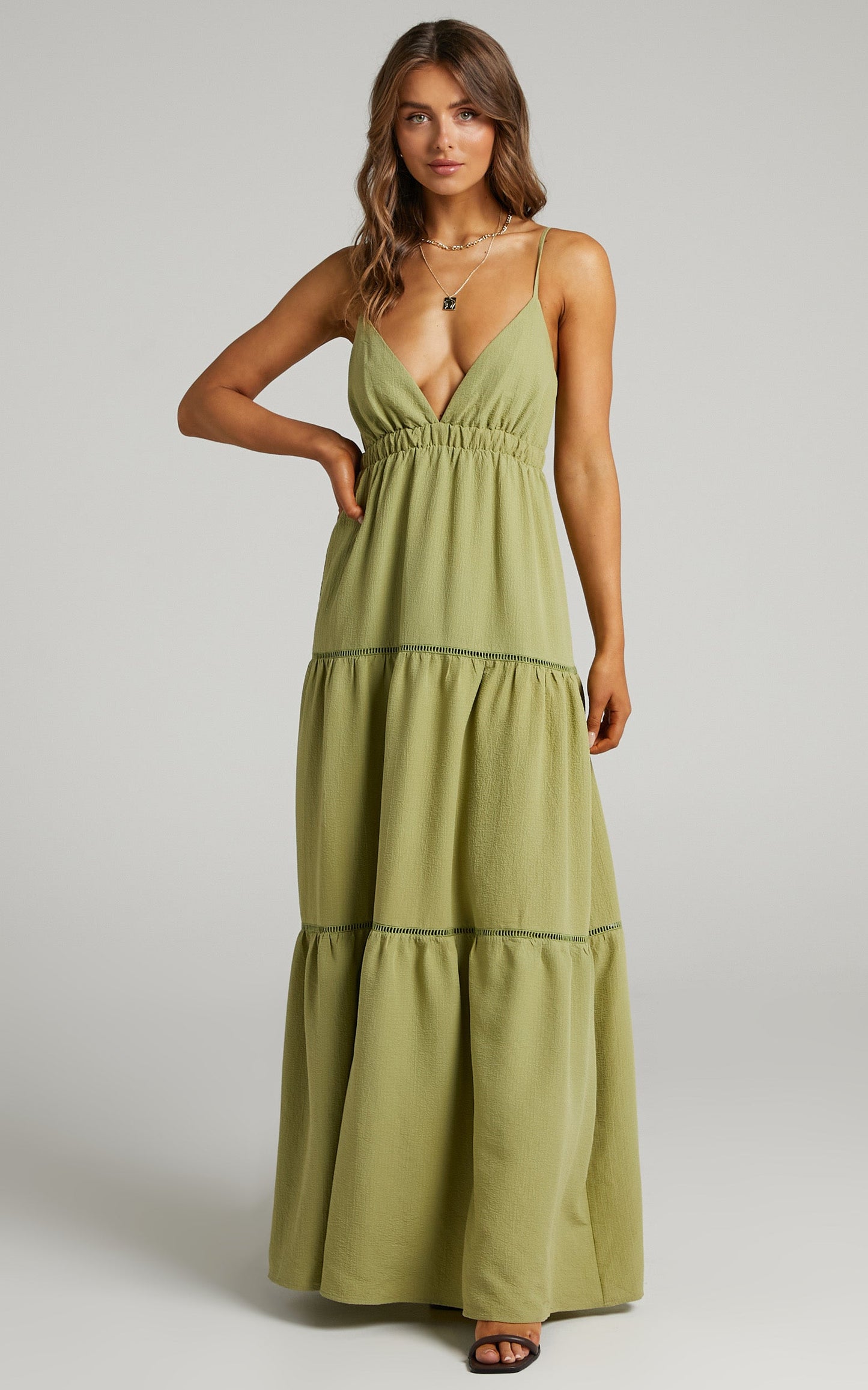 Alexandrina  Maxi Dress in Green