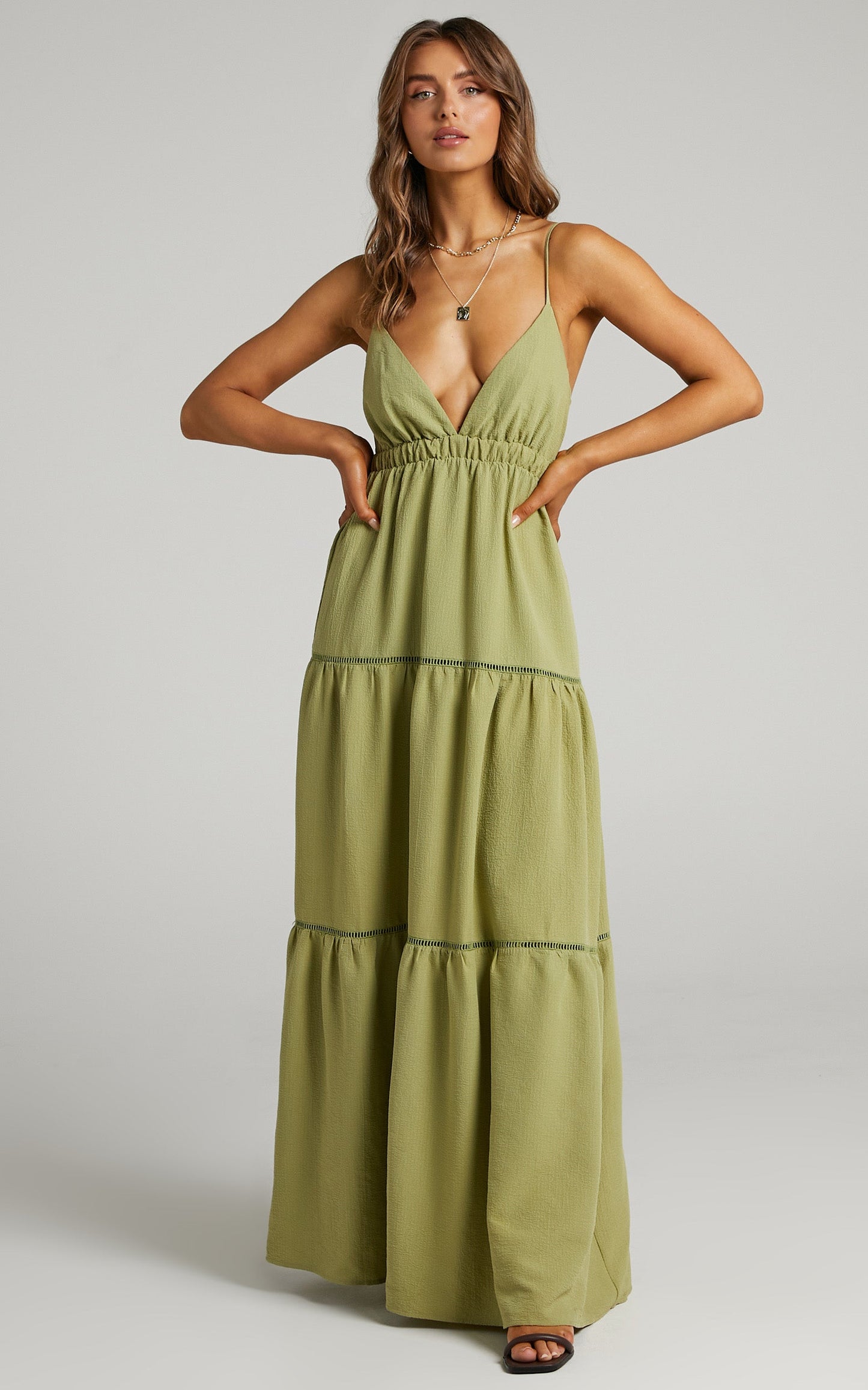 Alexandrina  Maxi Dress in Green