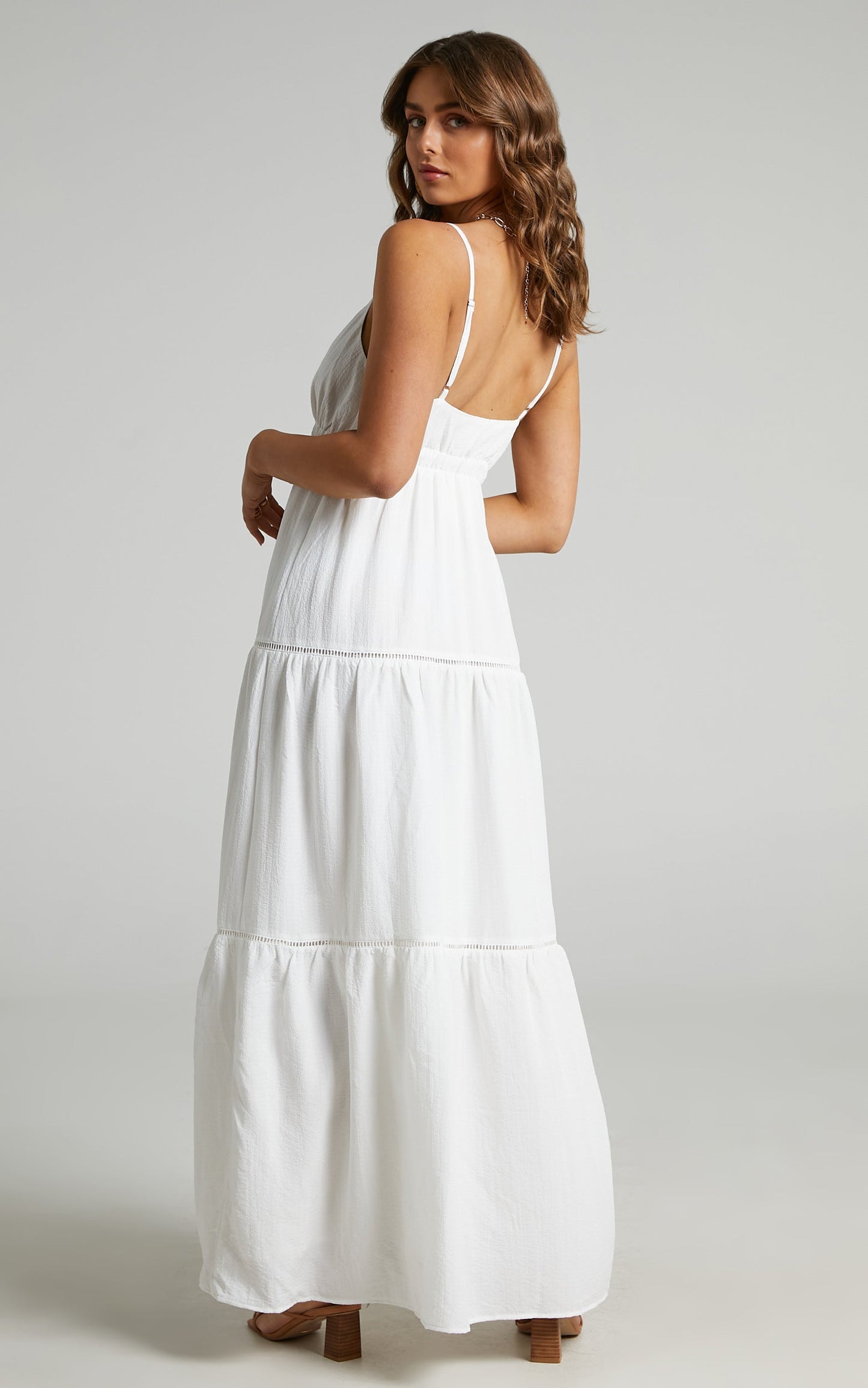 Alexandrina  Maxi Dress in White