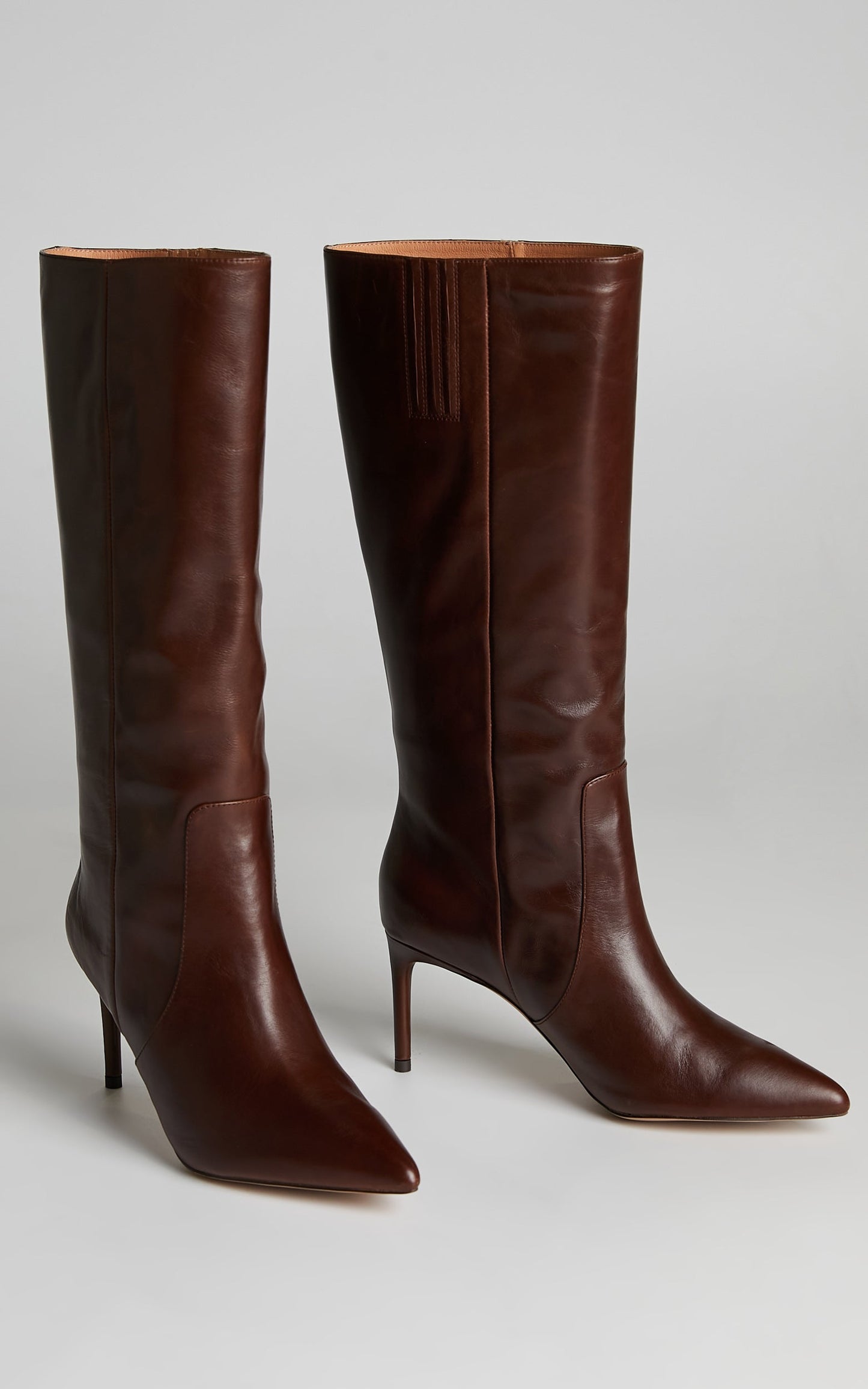 Alias Mae - Connie Boots in Choc Leather
