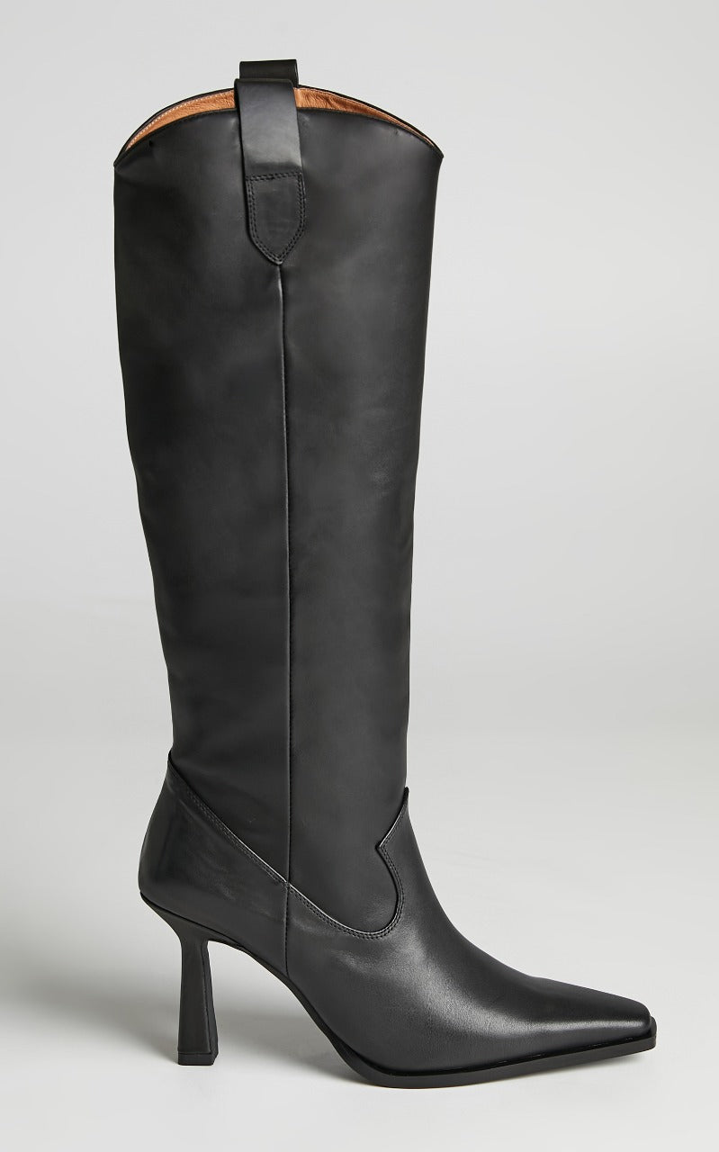 Alias Mae - Jinny Boots in Black Burnished