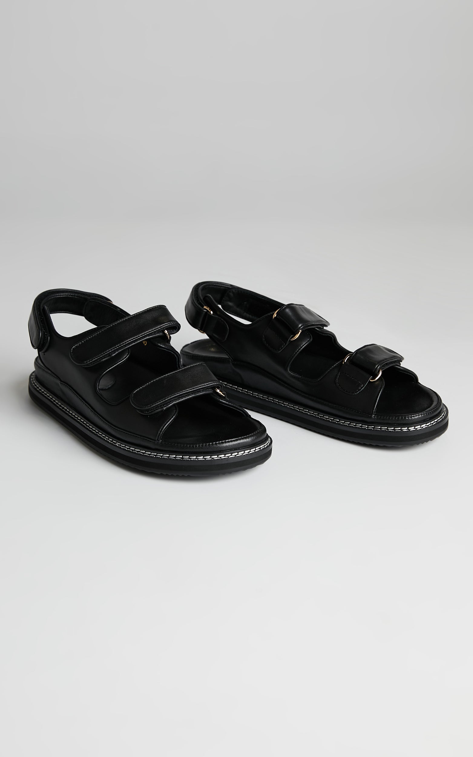 Alias Mae - Pascoe Sandals in Black Leather