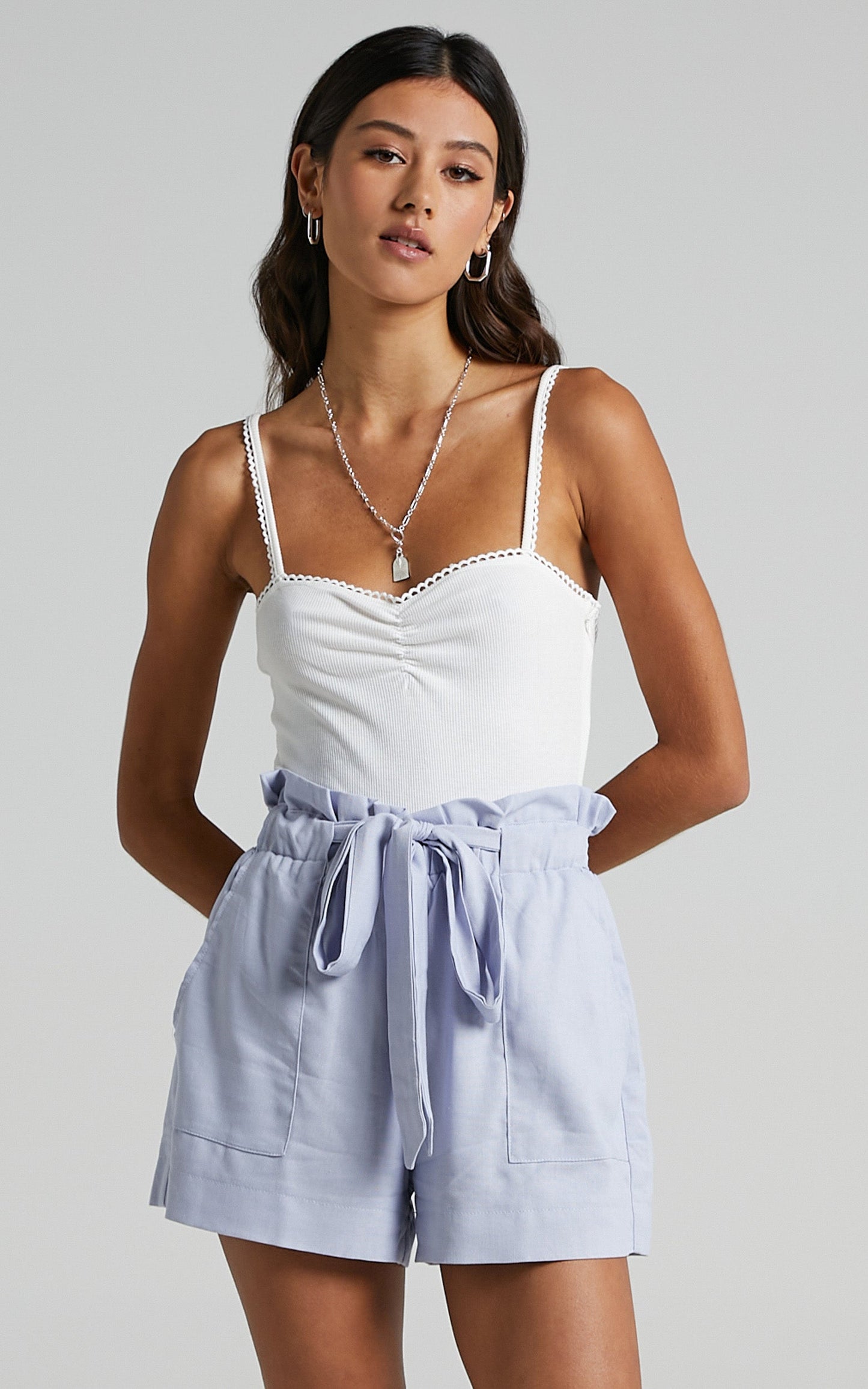 All Rounder Shorts in Powder Blue