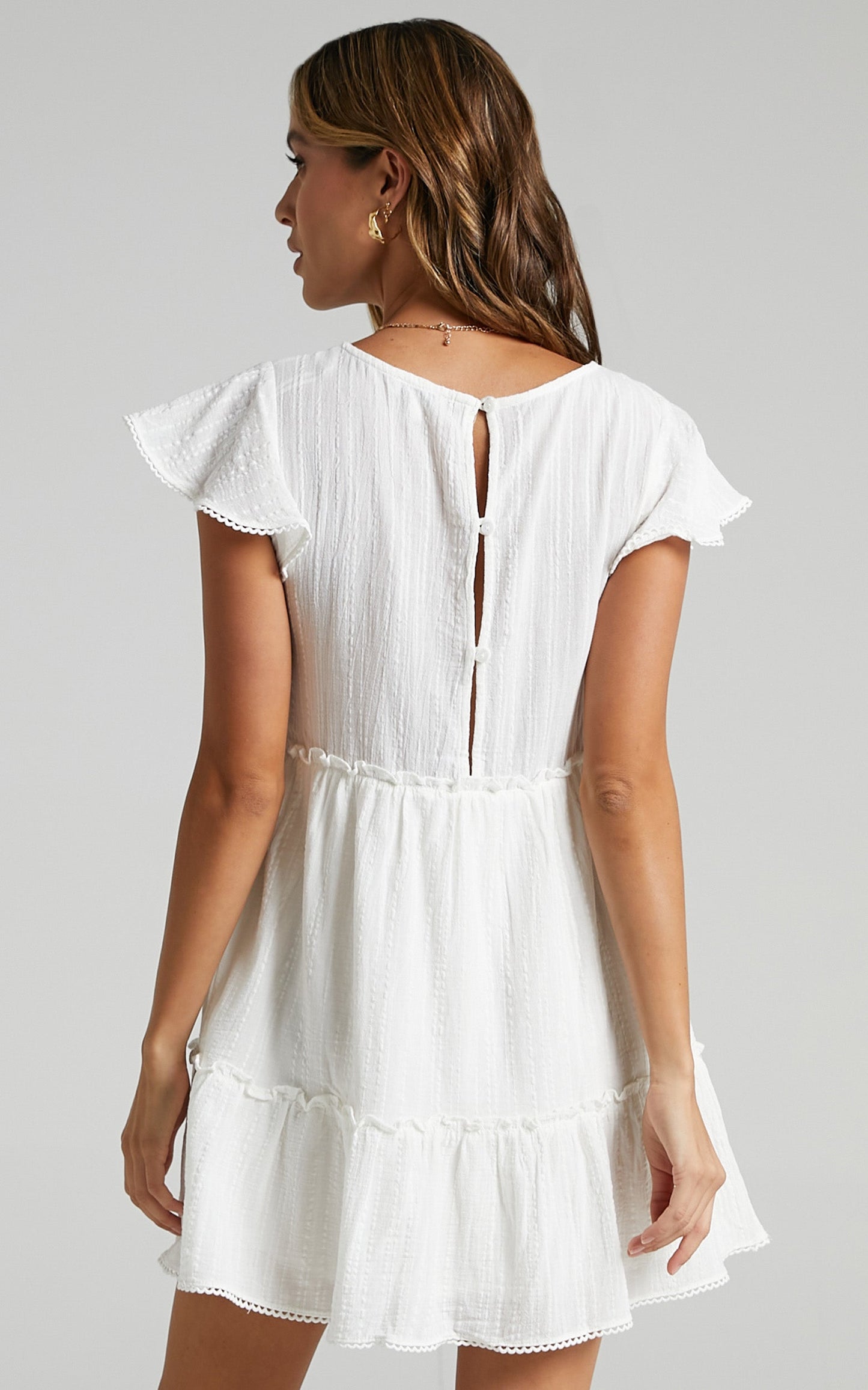 Alma Dress in White