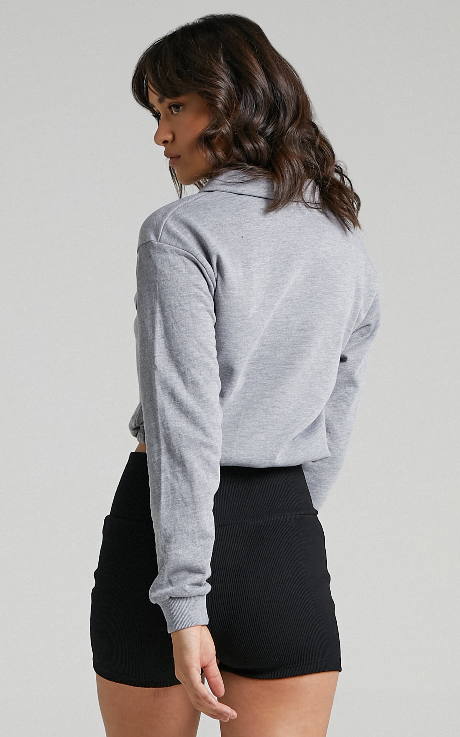 Alvah Jersey in Grey Marle