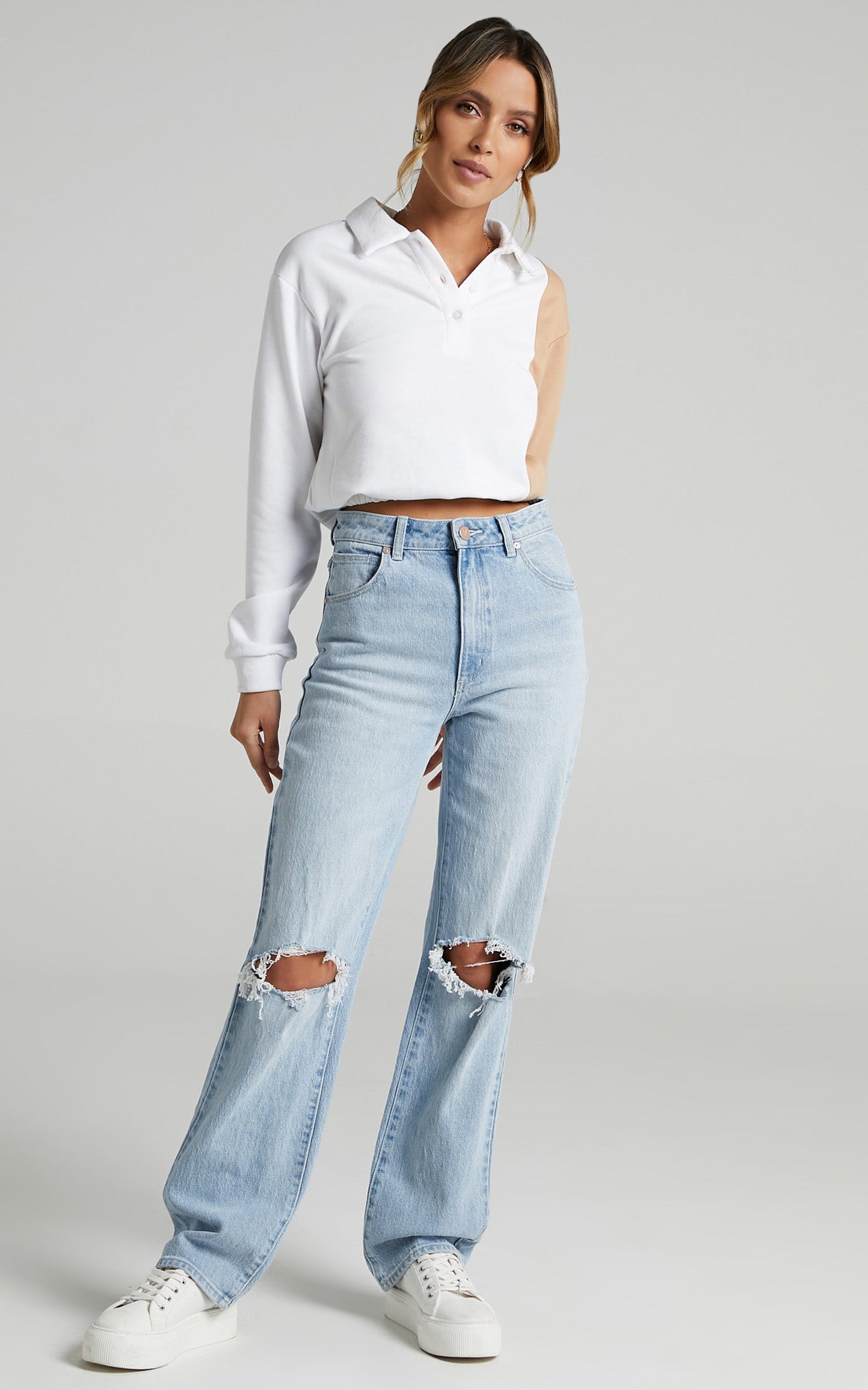 Alvah Jersey in White