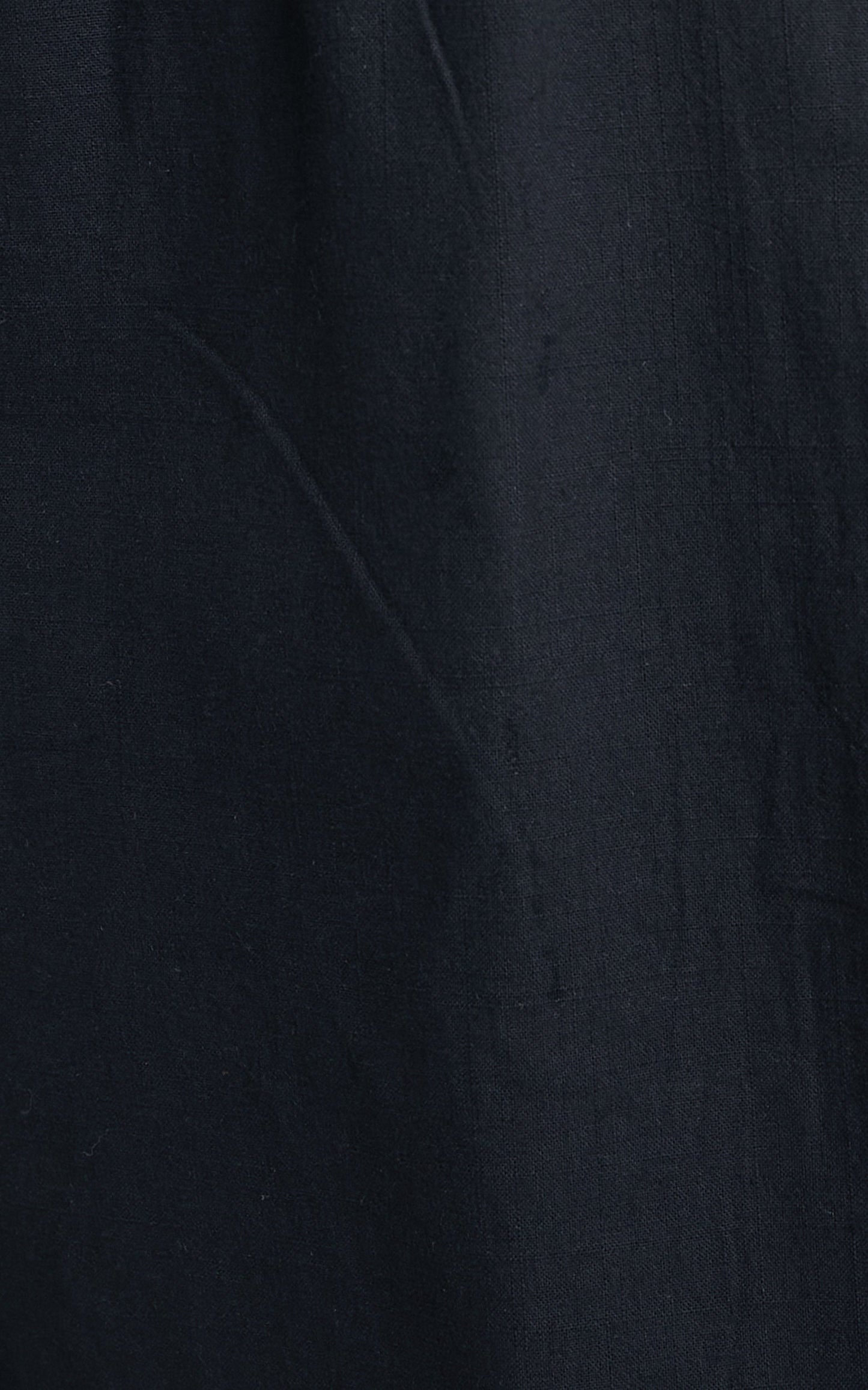 Amalie The Label - Ivy Linen Blend Cotton Cut Out Waist Tie Back Side Split Midi Dress in Black