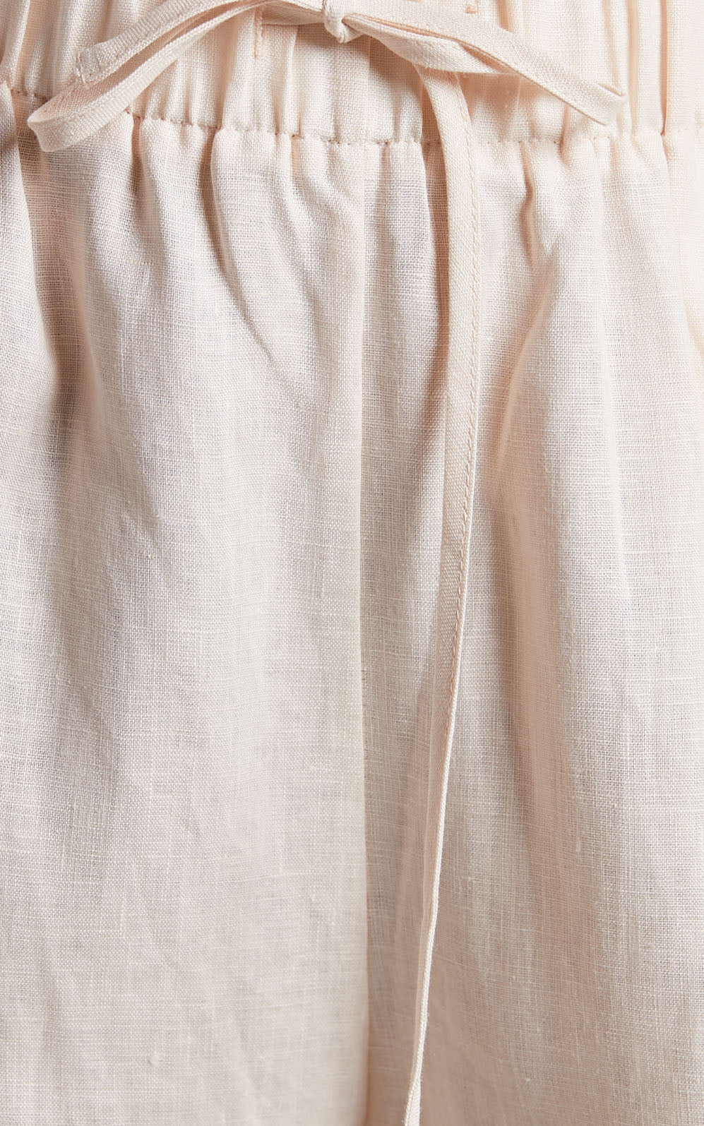 Amalie The Label - Linen Blend High Waisted Sunday Cigarette Pants in Pink Salt