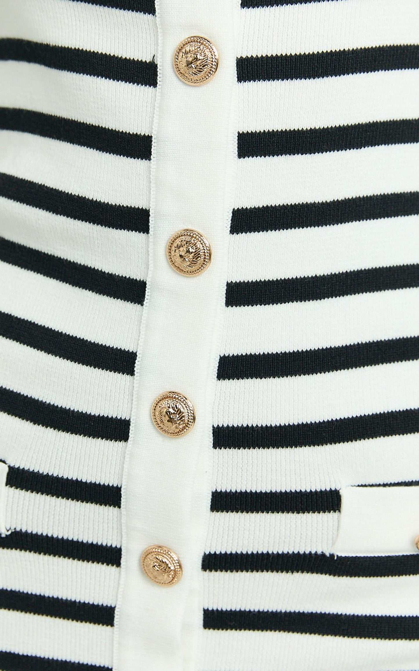 Amber Mini Dress - Strapless Knit Stripe Bodycon Dress in White/Black