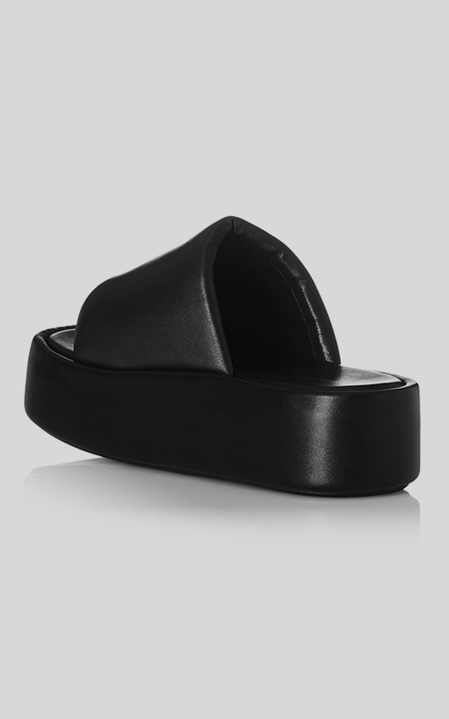 Alias Mae - Andi Slides in Black Leather