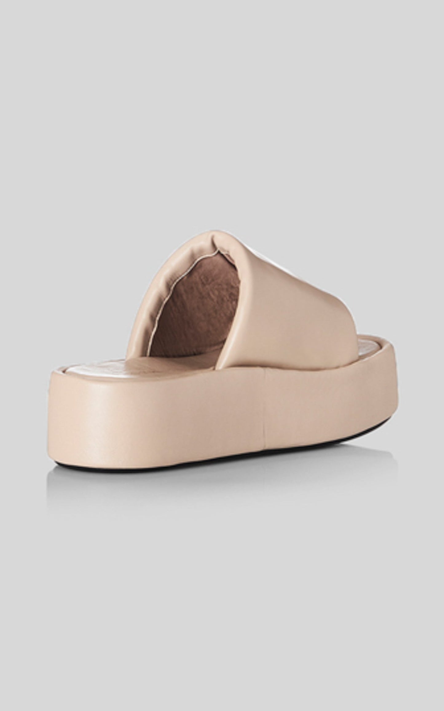 Alias Mae - Andi Slides in Cream Leather