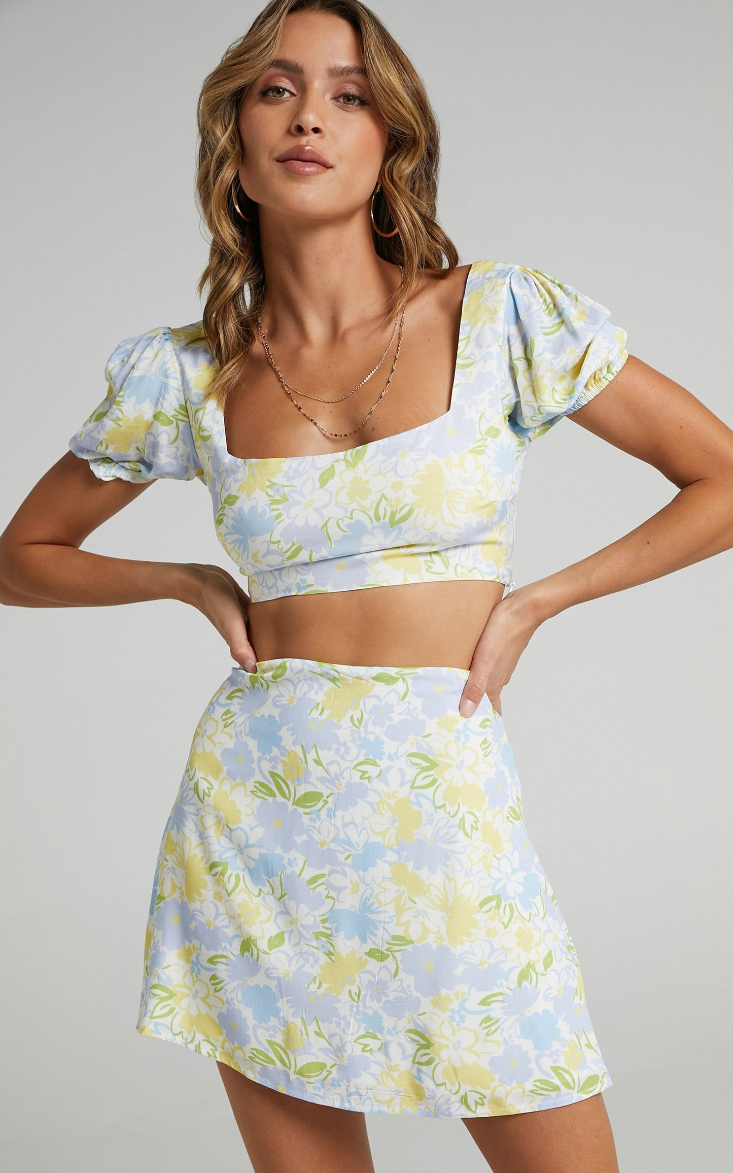 Artemis Two Piece Set in Summer Petals