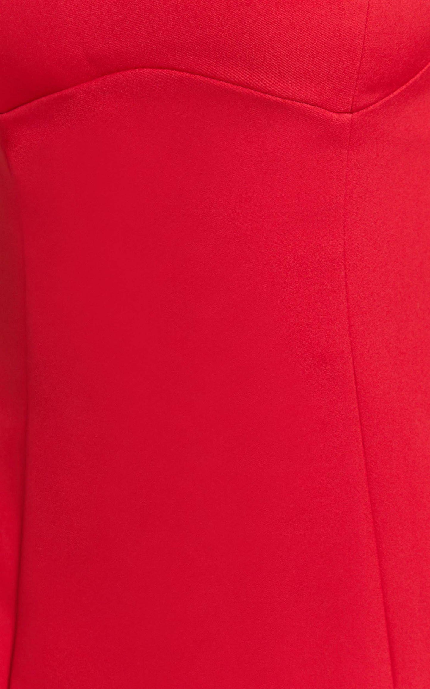 Aretha Mini Dress - Corset Panel Dress in Red
