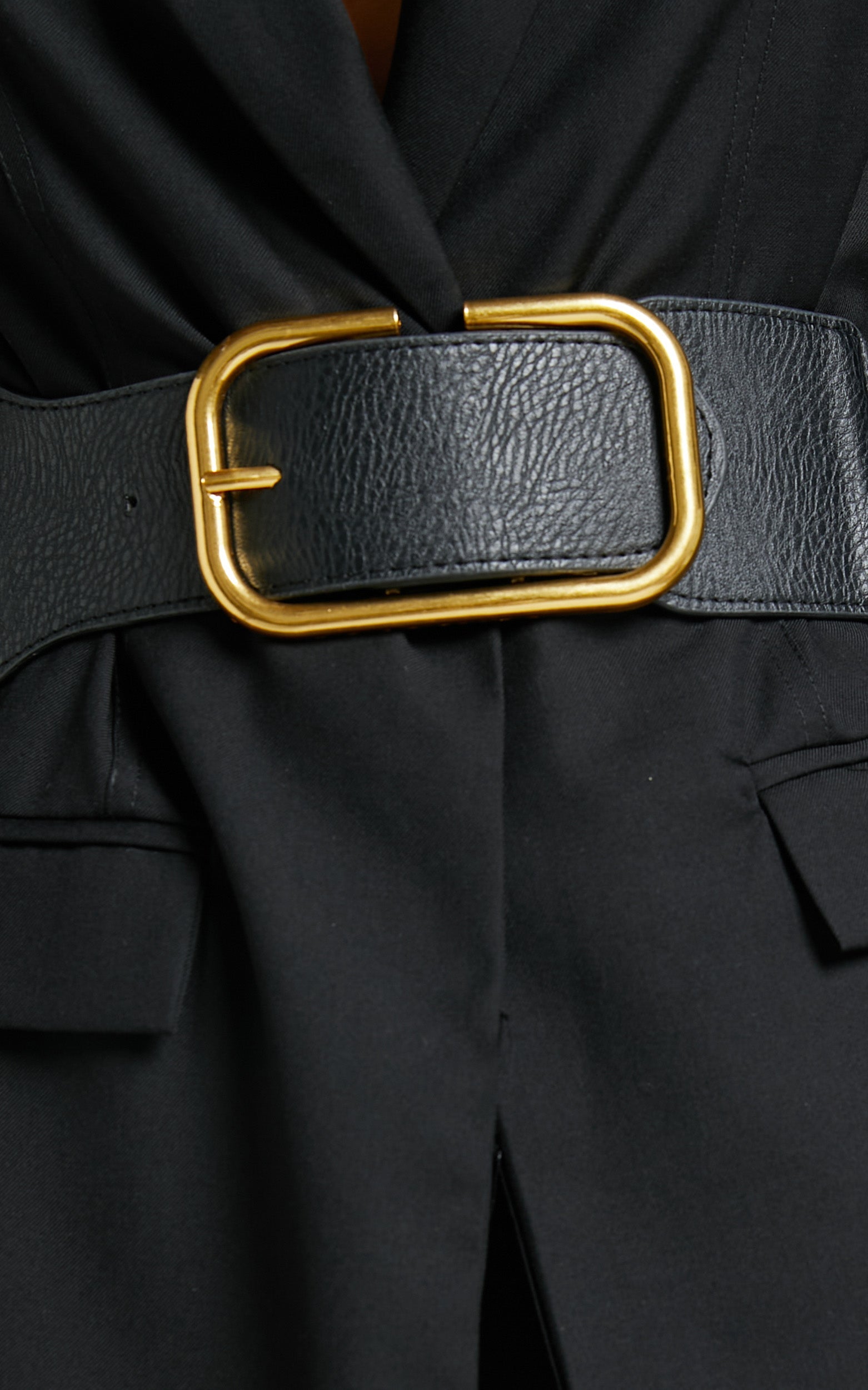 Armenda Blazer - Stitch Detail Tailored Blazer in Black